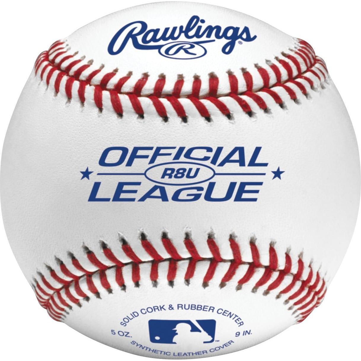Pelotas de béisbol Rawlings 8U Recreativas - Cubo 24 Unidades