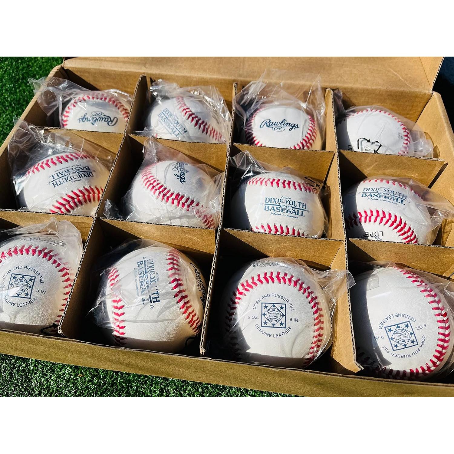 Pelotas de béisbol Rawlings RSGRDYB1-DZ Juvenil 12 unidades
