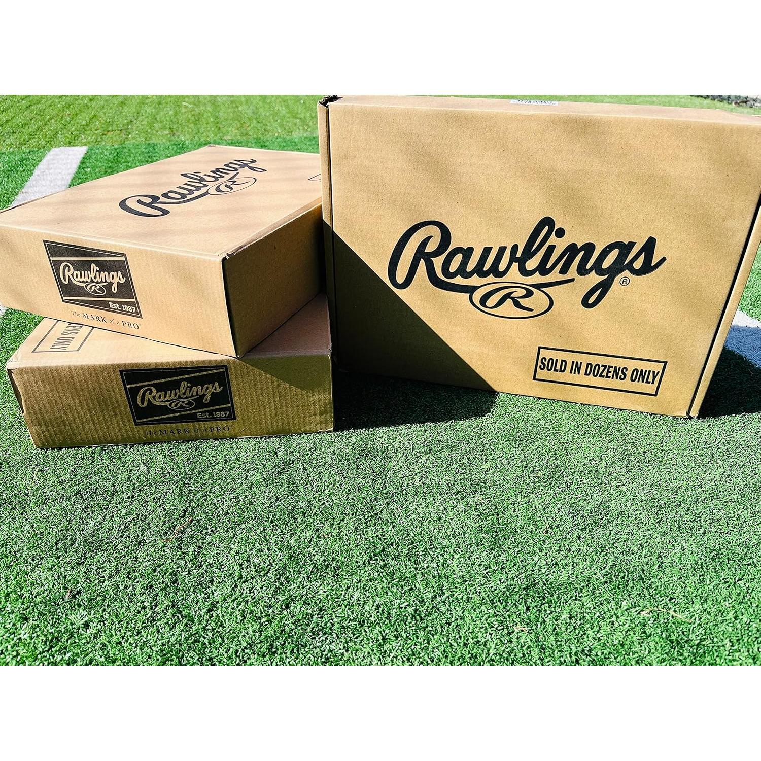 Pelotas de béisbol Rawlings RBRO1 - Liga Babe Ruth - 12 Unidades