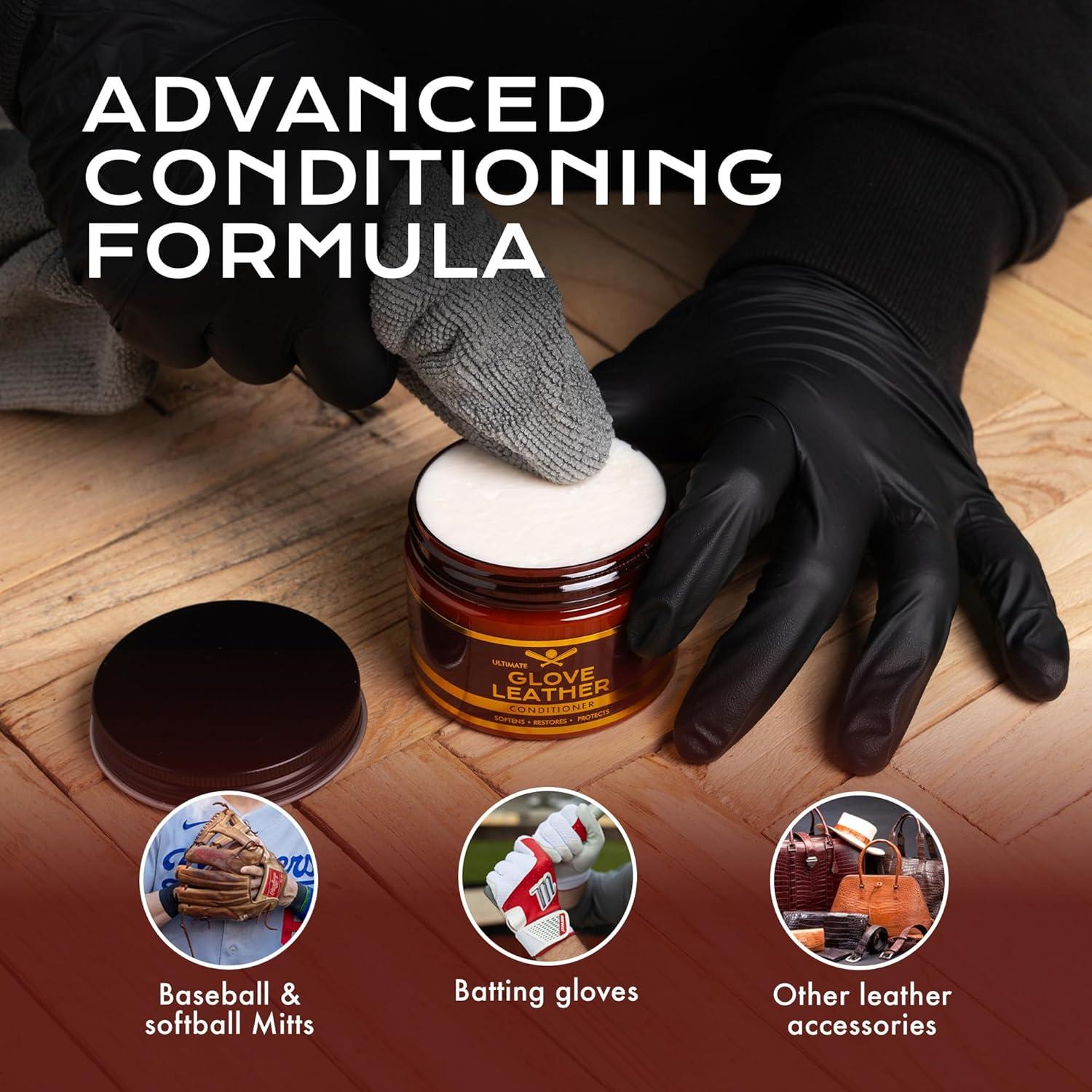 Acondicionador y Limpiador para Guantes de Béisbol FORTIVO 3 en 1