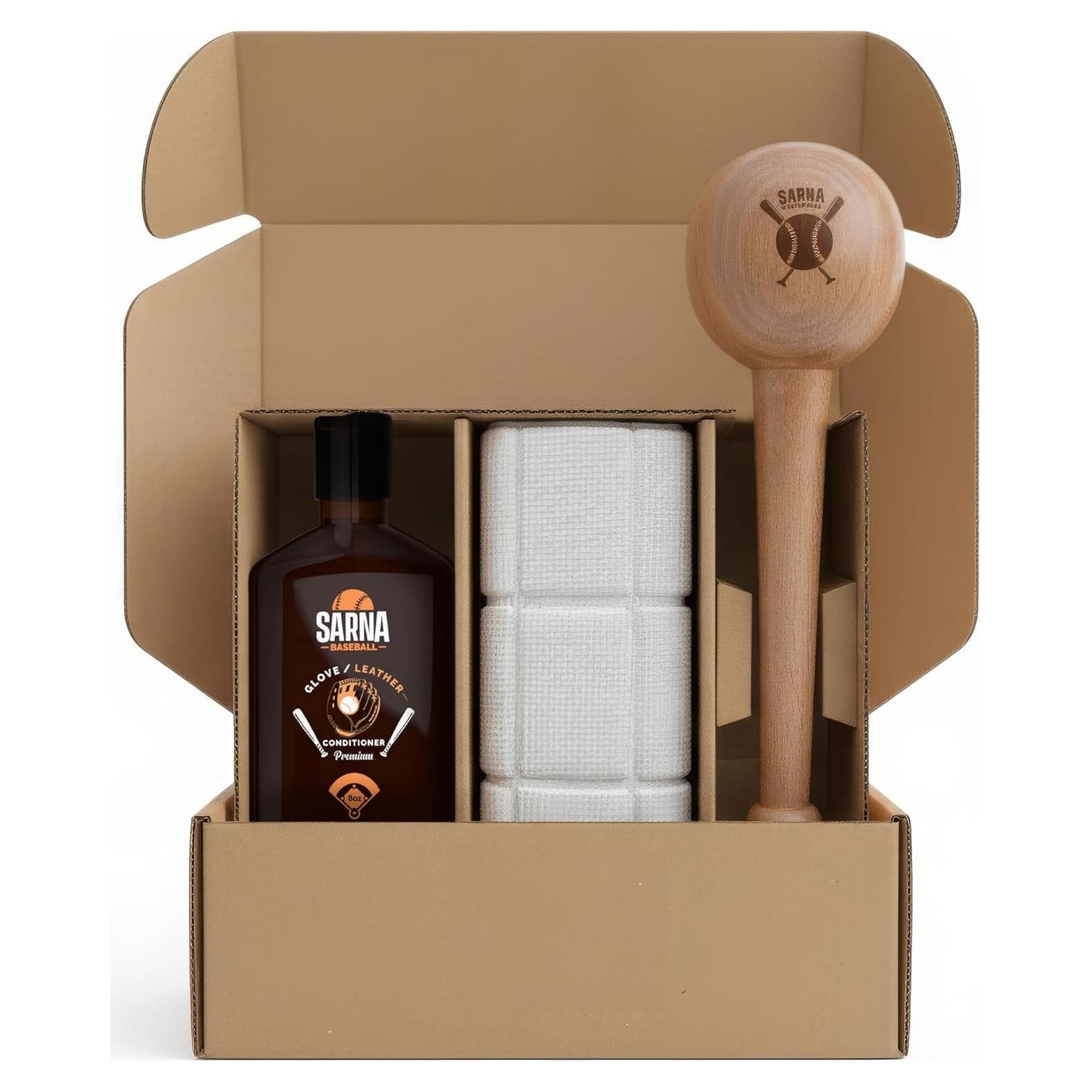 Kit de Acondicionamiento de Guantes SARNA - Incluye Martillo y Acondicionador