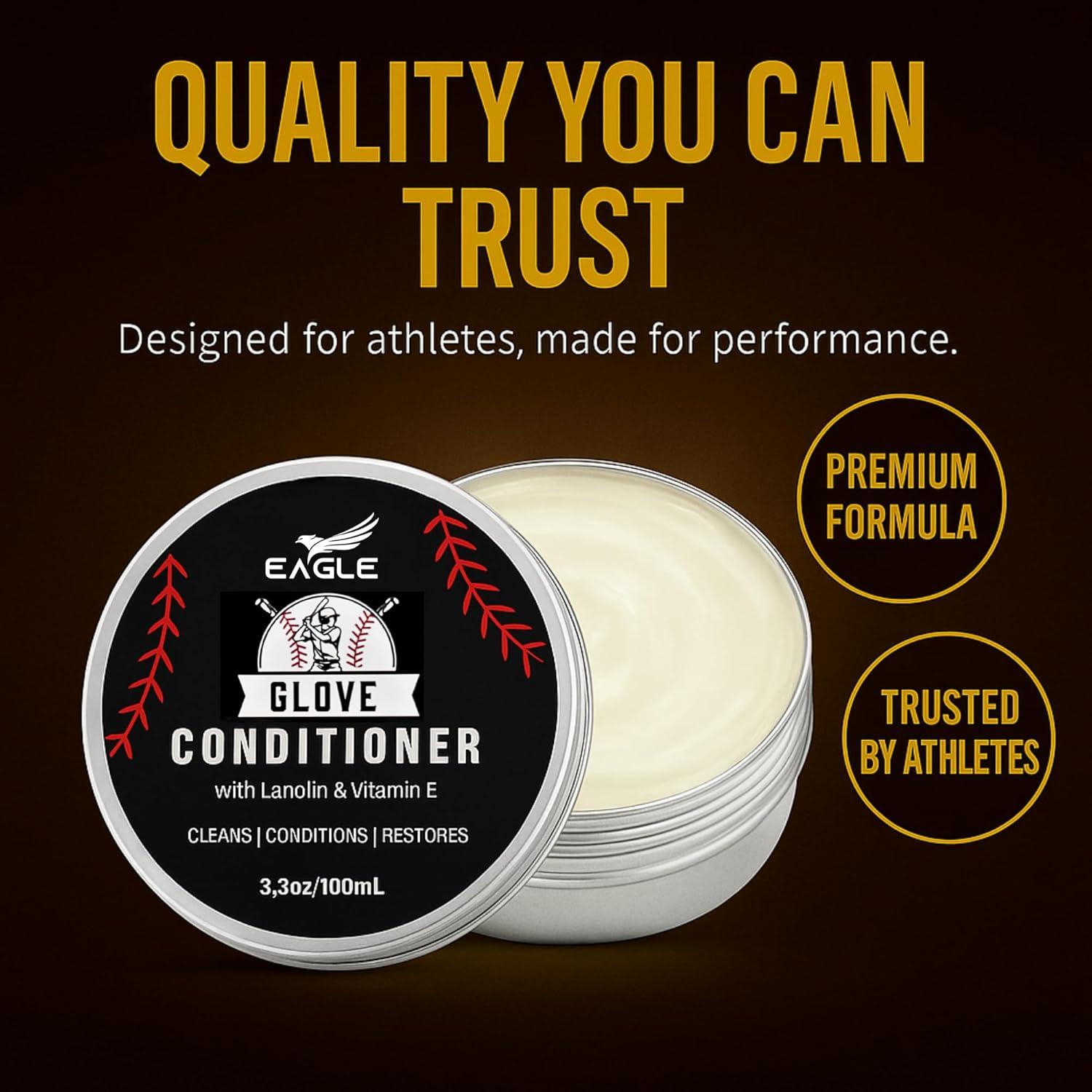 Crema Acondicionadora de Cuero Eagle 2 Piezas - Guantes y Balones