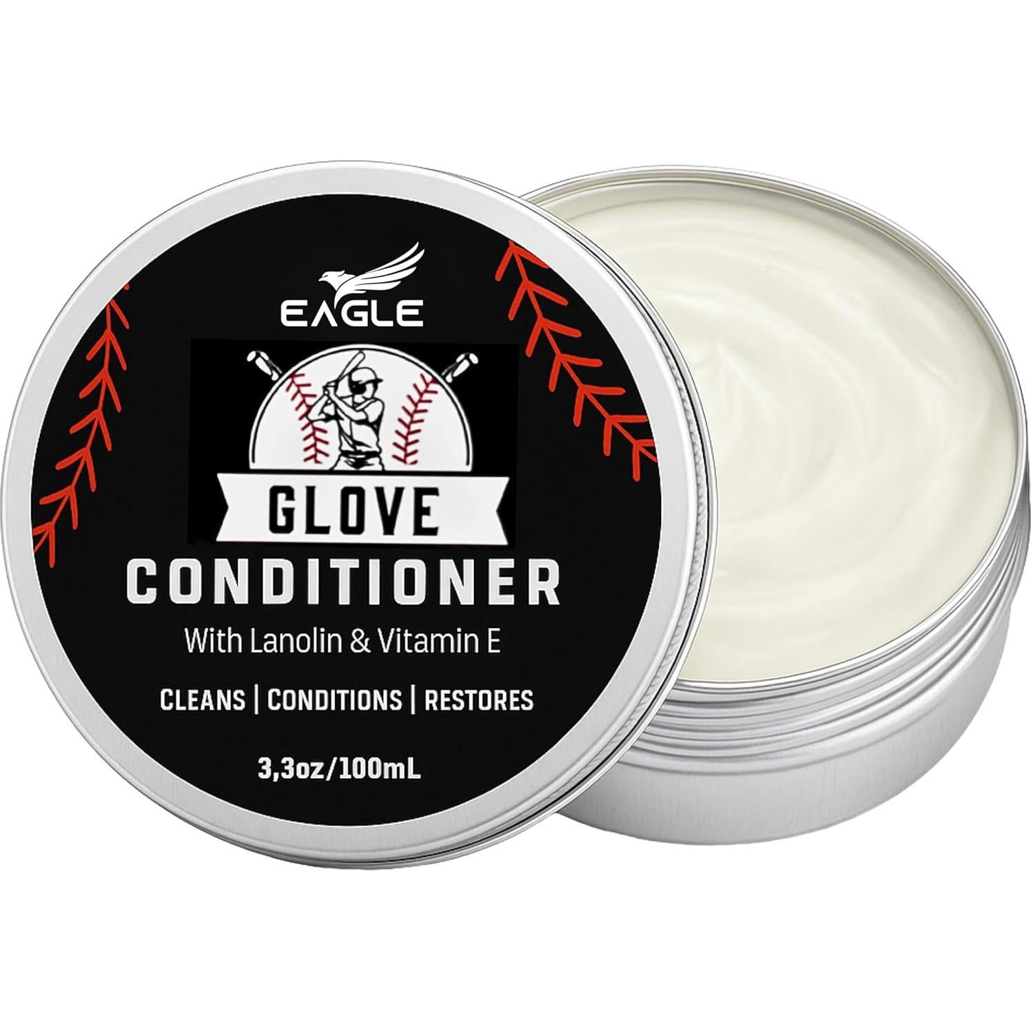 Crema Acondicionadora de Cuero Eagle 2 Piezas - Guantes y Balones