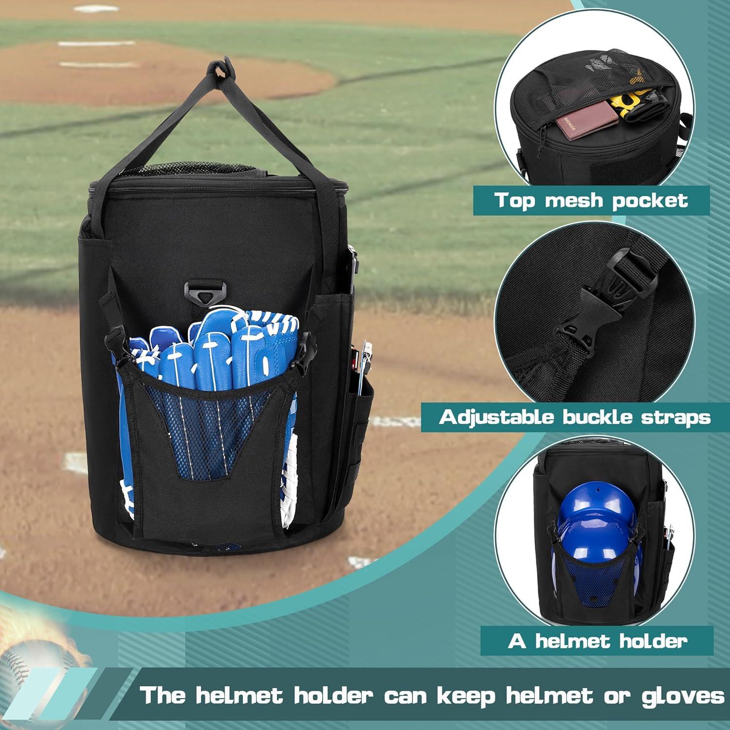 Bolsa para Cubo de Béisbol Smasrob 6 Galones con Mochila
