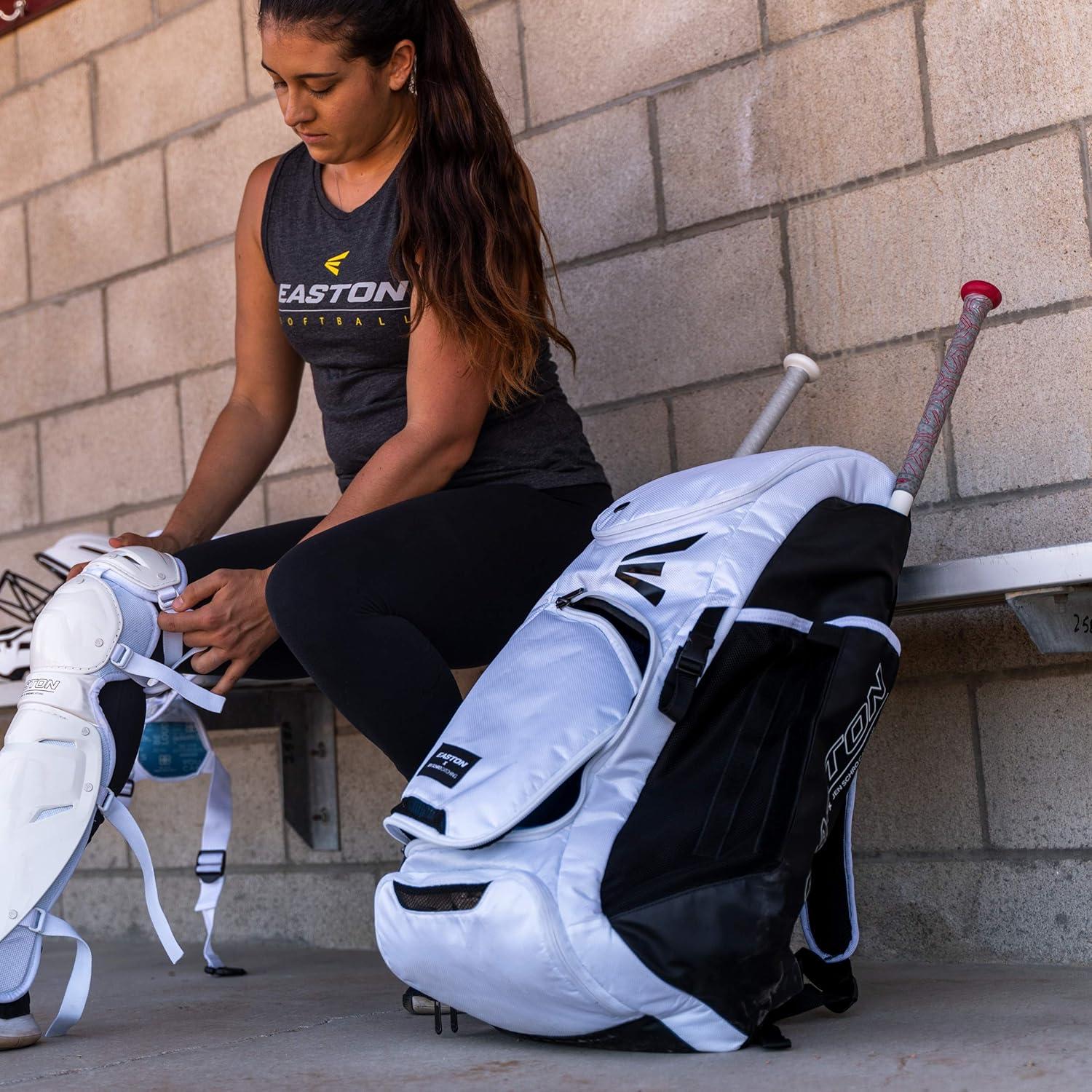 Mochila de receptor Easton Jen Schro 56L Ventilada Blanca