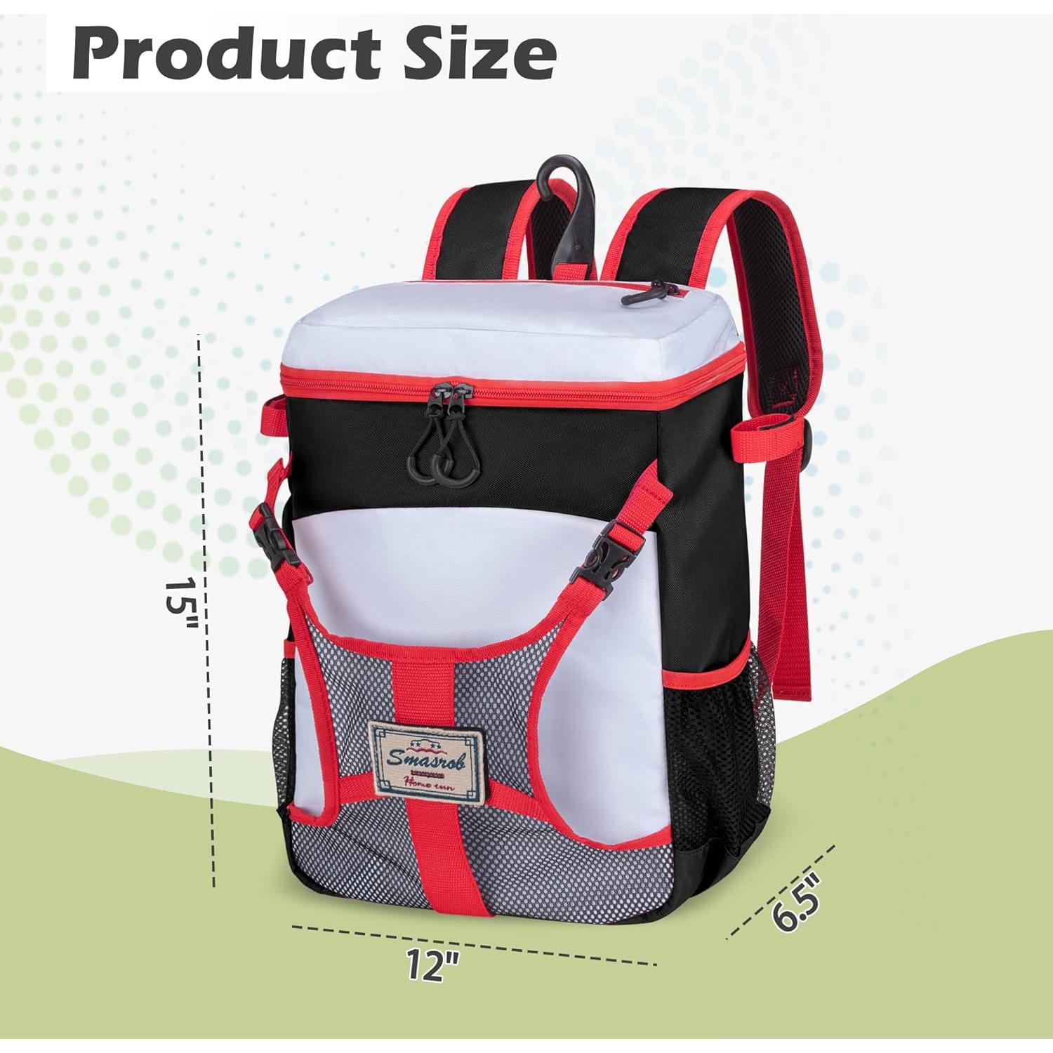 Bolsa de béisbol juvenil Smasrob Sm00101 negra con soporte