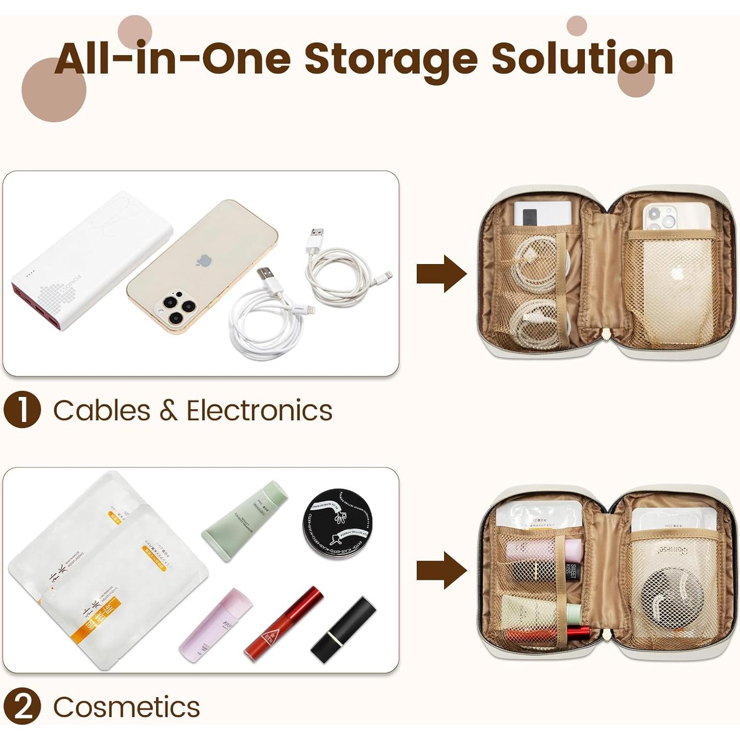 Bolsa Tote LOVEVOOK para Laptop 15.6" Beige-negro