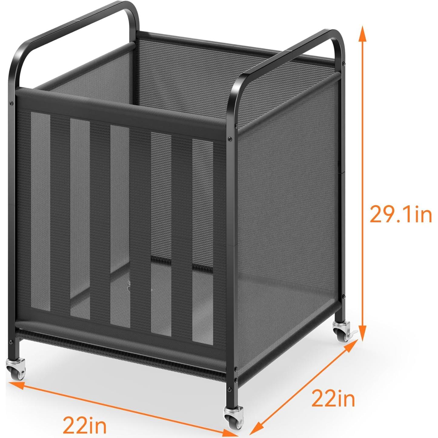 Carro de Almacenamiento de Pelotas Niffgaff - Metal Negro