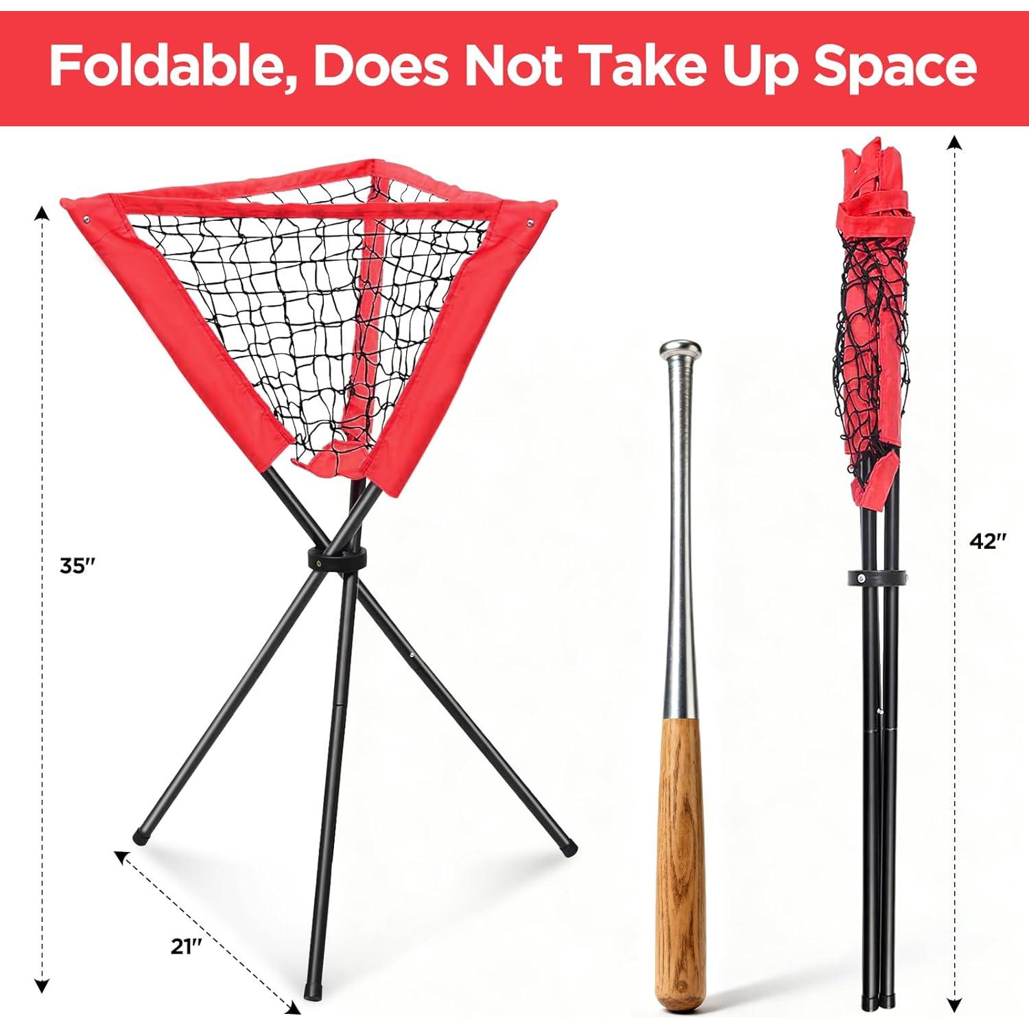 Caddy de Pelotas de Béisbol JISPOORT - Soporte Portátil 60 Pelotas