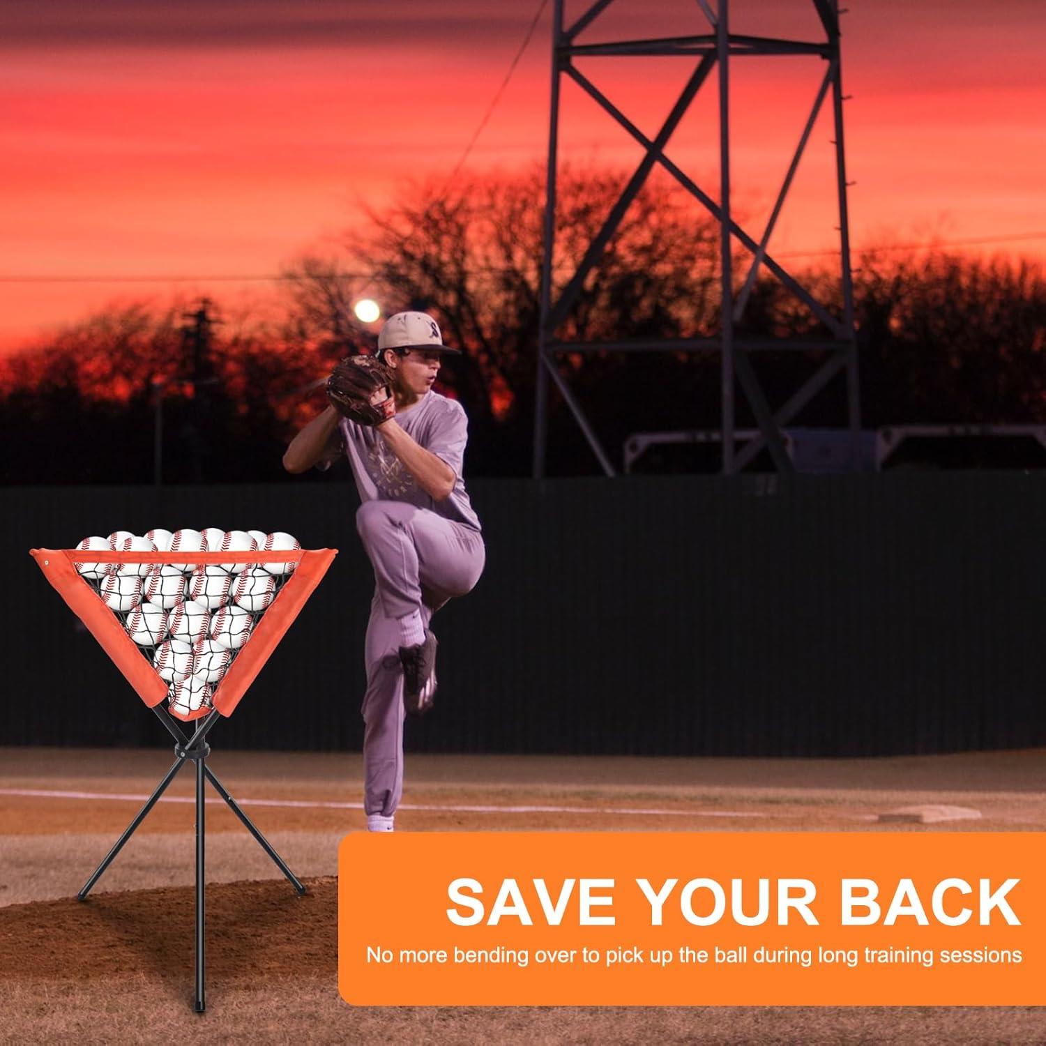 Tee de Bateo Portátil Eastgoing Ajustable con Caddy 61-99 cm