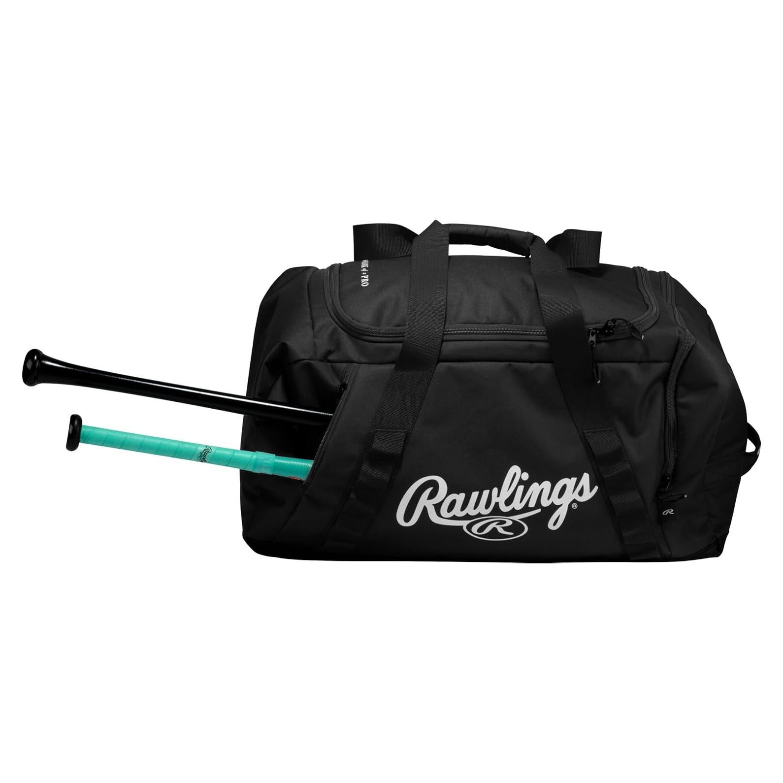 Bolsa Duffel Rawlings Covert 2 para Béisbol/Sóftbol - Negro