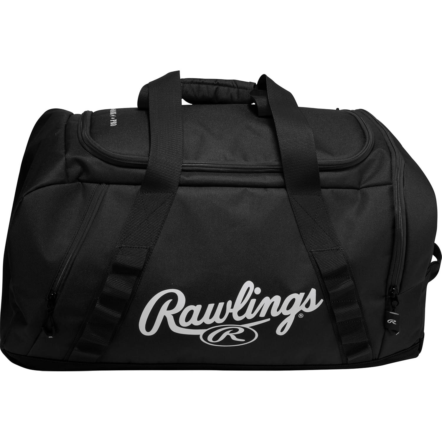 Bolsa Duffel Rawlings Covert 2 para Béisbol/Sóftbol - Negro