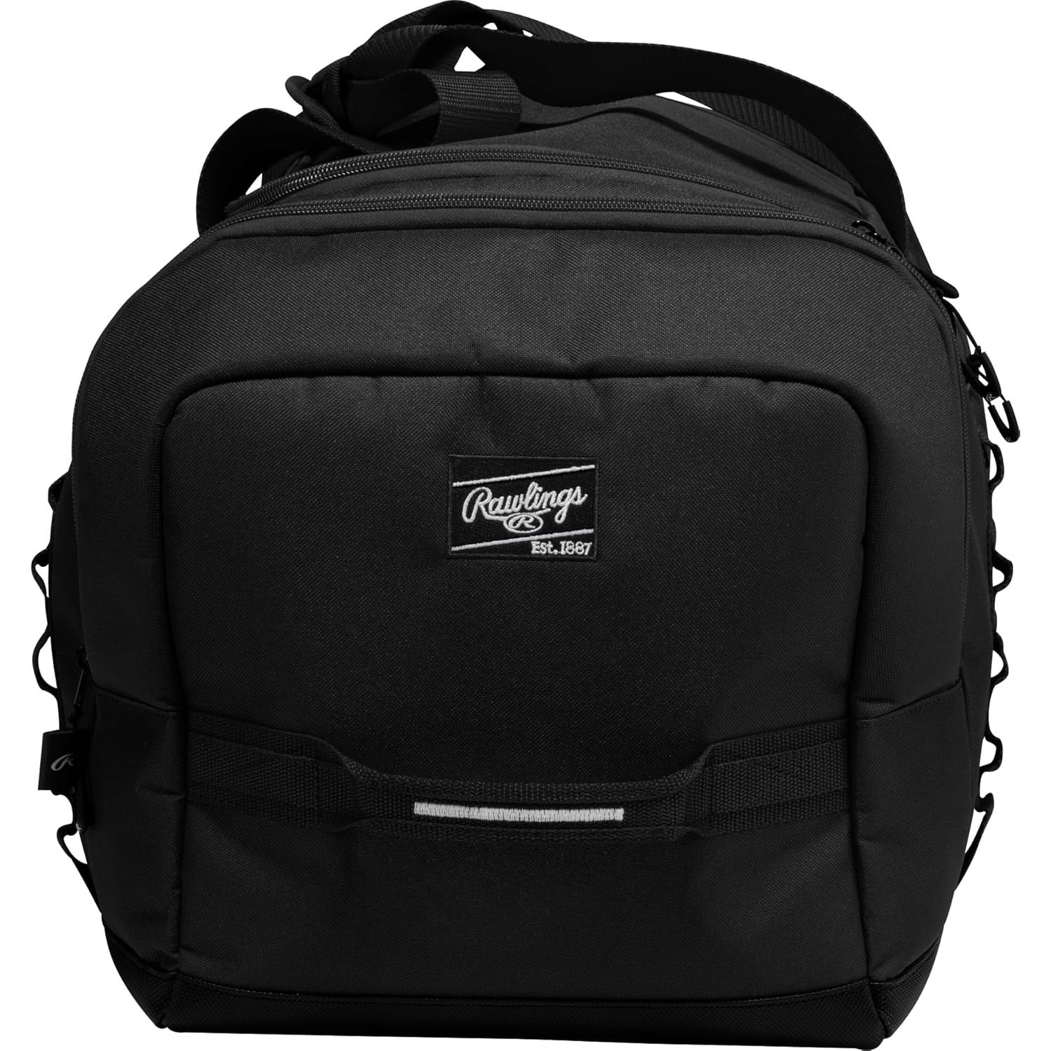 Bolsa Duffel Rawlings Covert 2 para Béisbol/Sóftbol - Negro