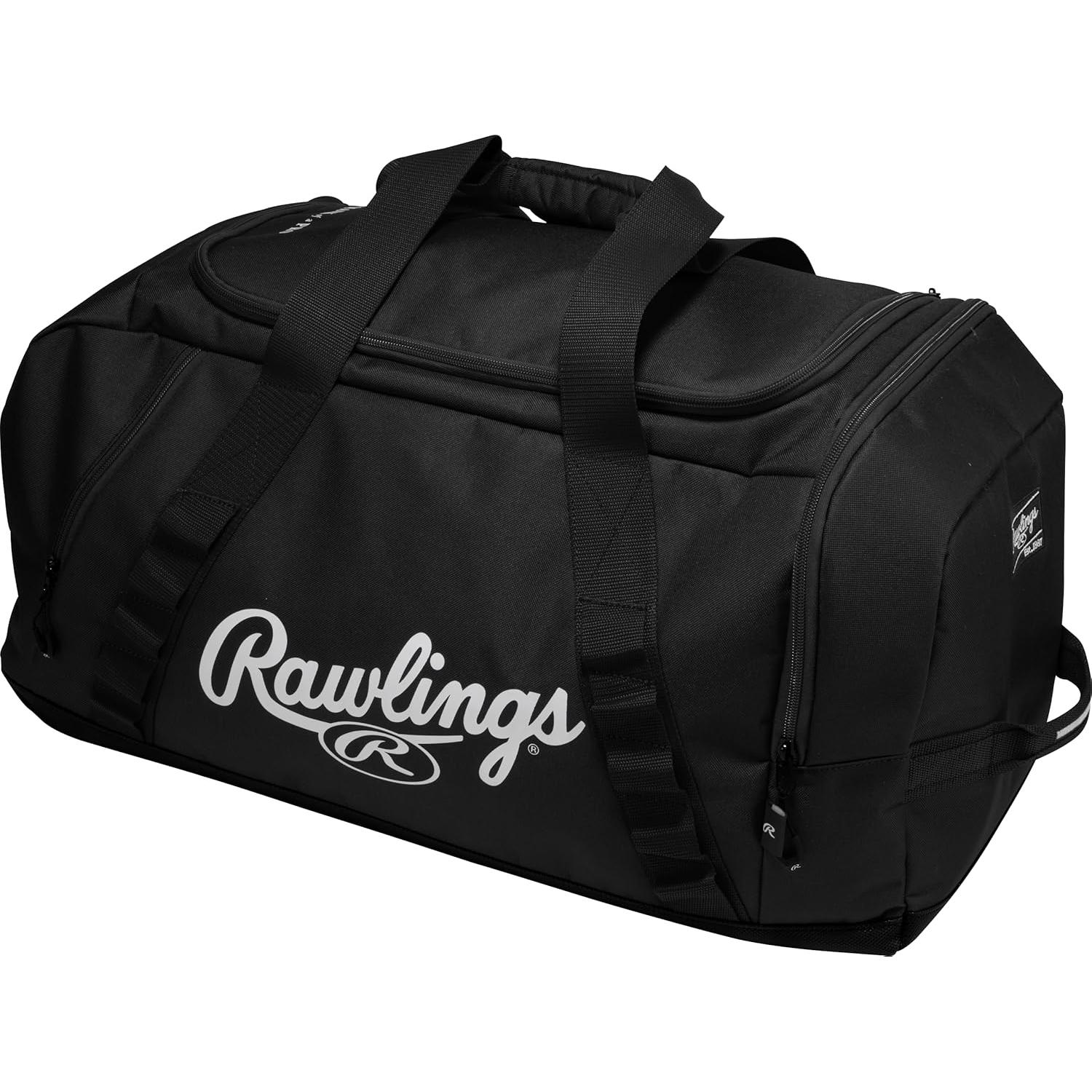 Bolsa Duffel Rawlings Covert 2 para Béisbol/Sóftbol - Negro