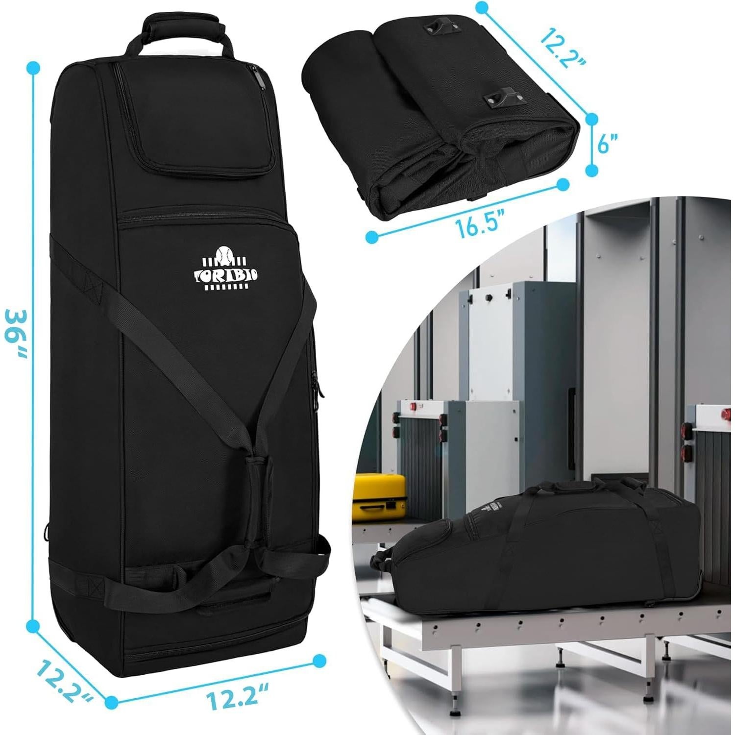 Bolsa de Béisbol Grande con Ruedas TORIBIO 91.44x30.99cm