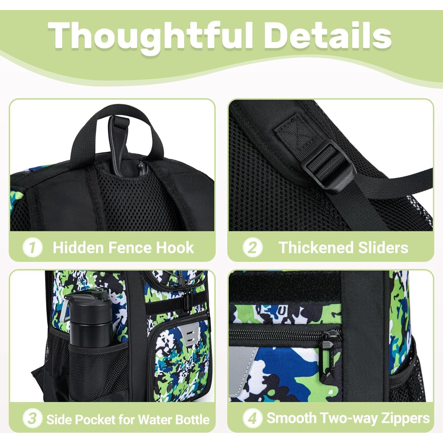 Bolsa de béisbol juvenil KAVIGOR 30L con compartimento para zapatos