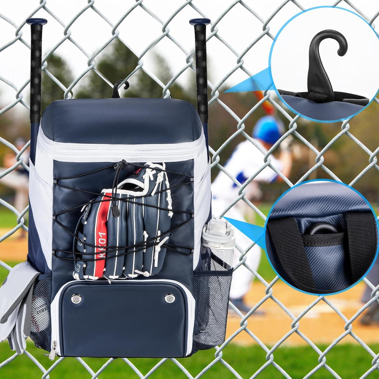 Mochila de Béisbol BIAOTN 43L con Compartimento para Zapatos