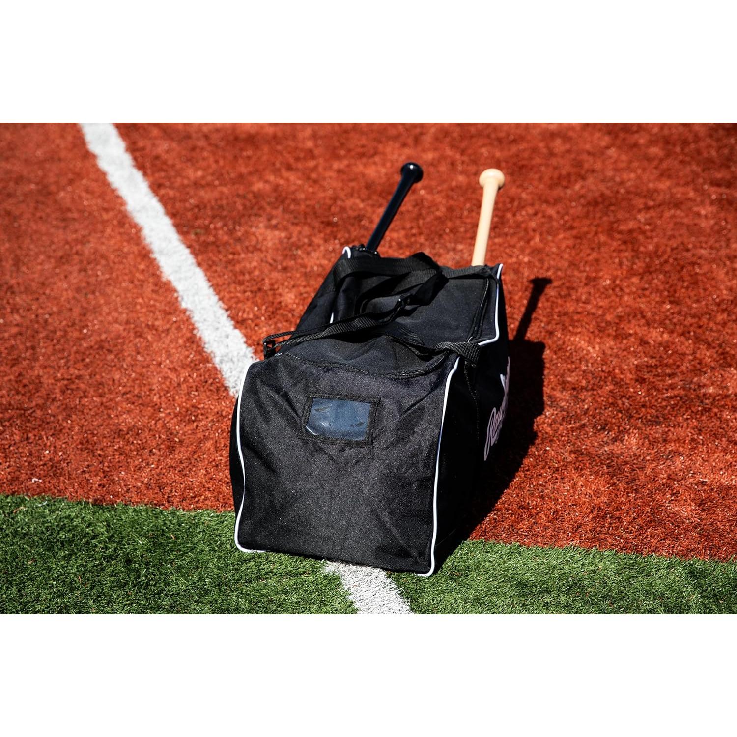 Bolsa Duffle Covert Rawlings para Béisbol 66x33x33cm Azul Marino