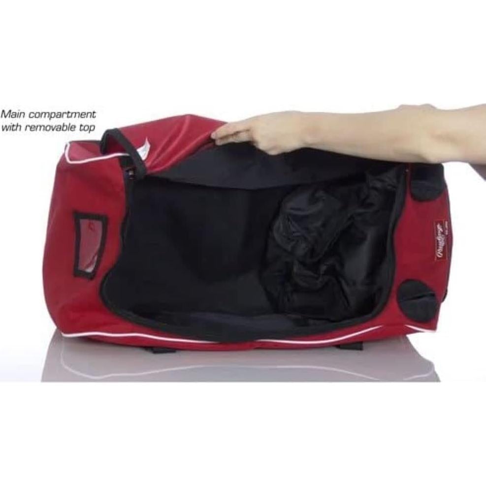 Bolsa Duffle Covert Rawlings para Béisbol 66x33x33cm Azul Marino