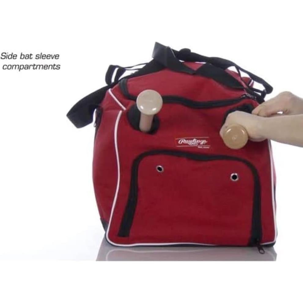 Bolsa Duffle Covert Rawlings para Béisbol 66x33x33cm Azul Marino