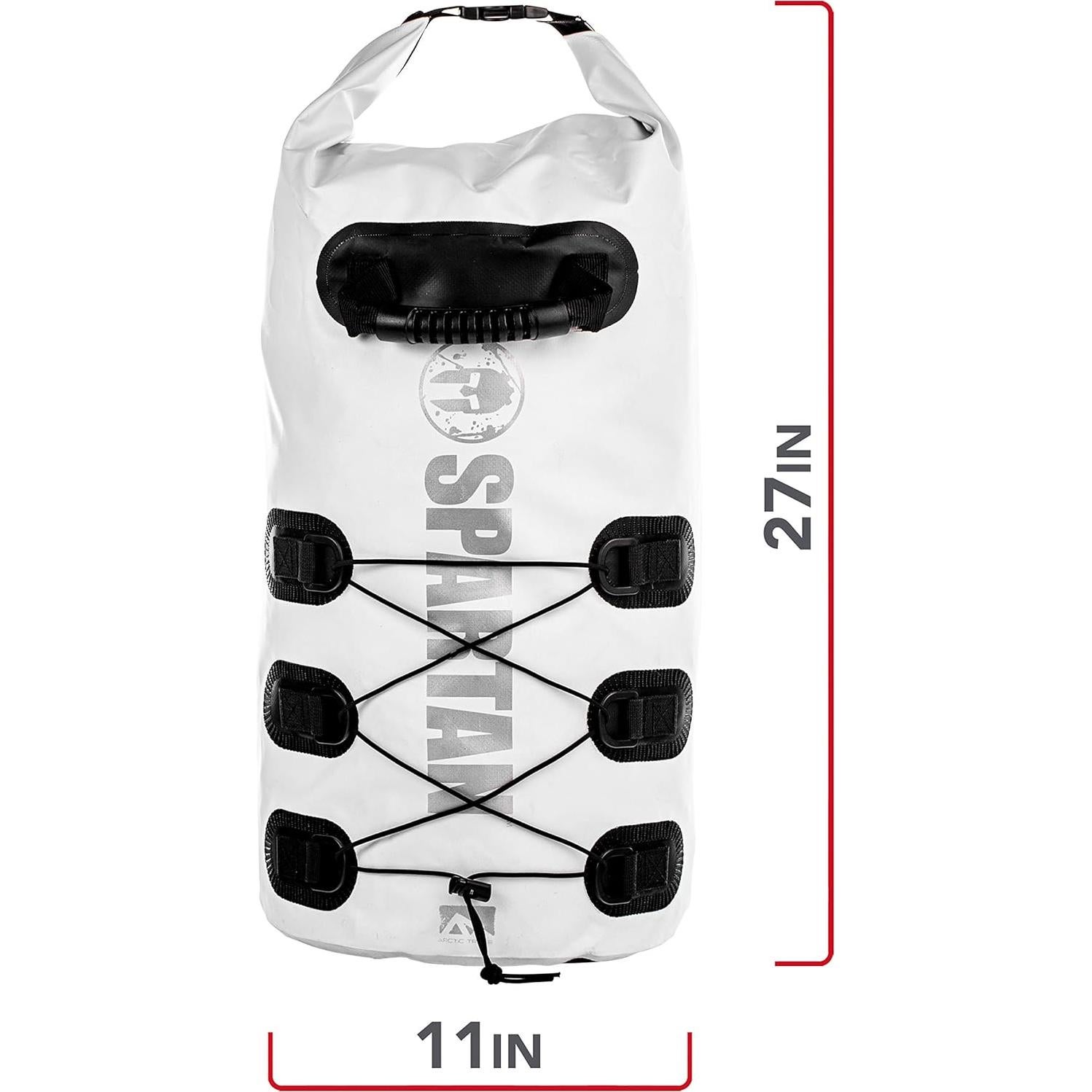 Saco Drypack Spartan Franklin Sports 30L Juvenil Blanco