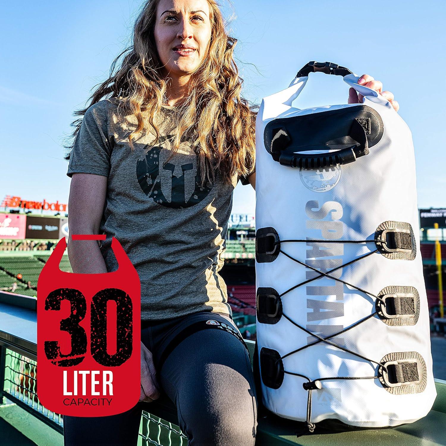 Saco Drypack Spartan Franklin Sports 30L Juvenil Blanco