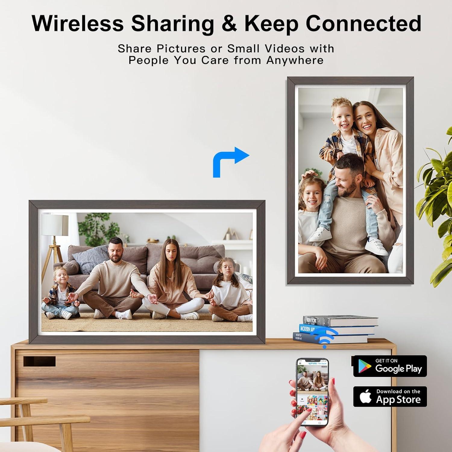 Marco de Fotos Digital WiFi 21.5" FULLJA FHD 32GB