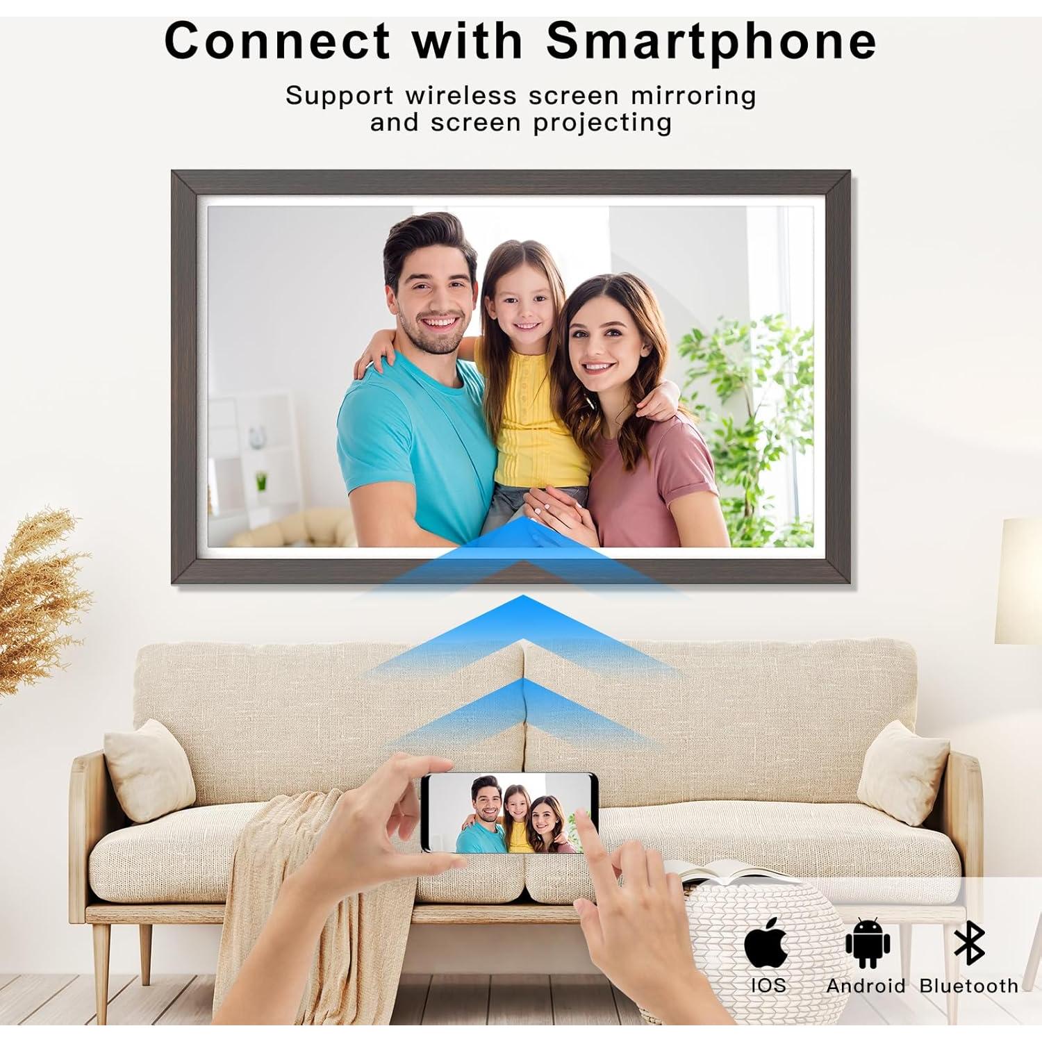 Marco de Fotos Digital WiFi 21.5" FULLJA FHD 32GB