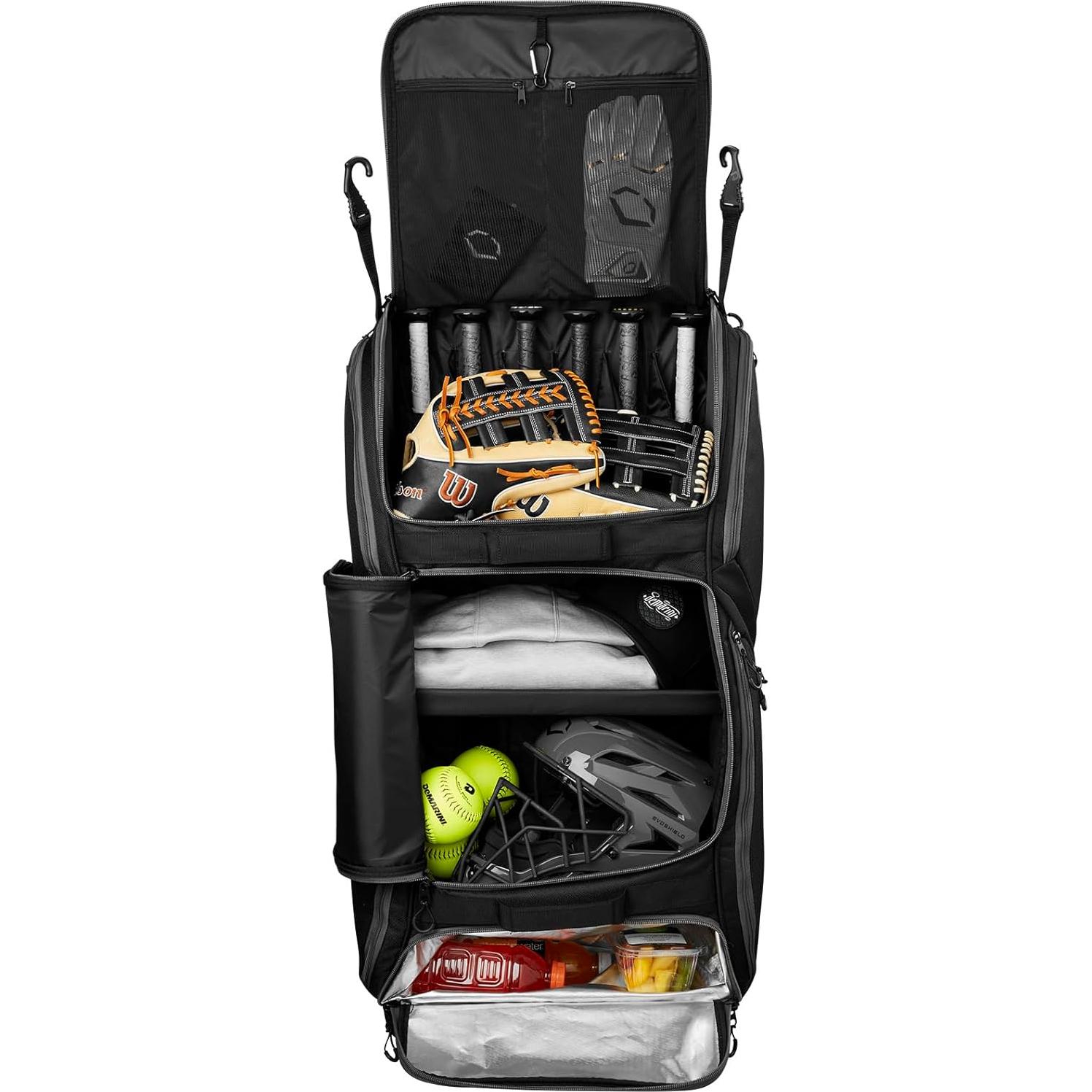 Mochila DeMarini Spectre V2 para Béisbol y Sóftbol - Negra