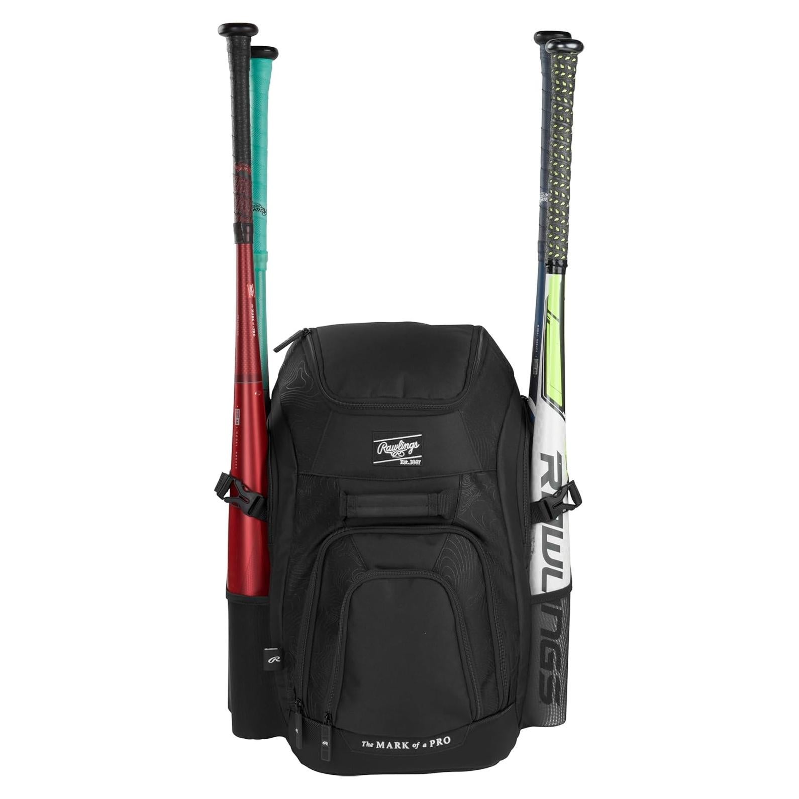 Mochila de Béisbol Rawlings Franchise 2.0 Negra | Rec/Travel