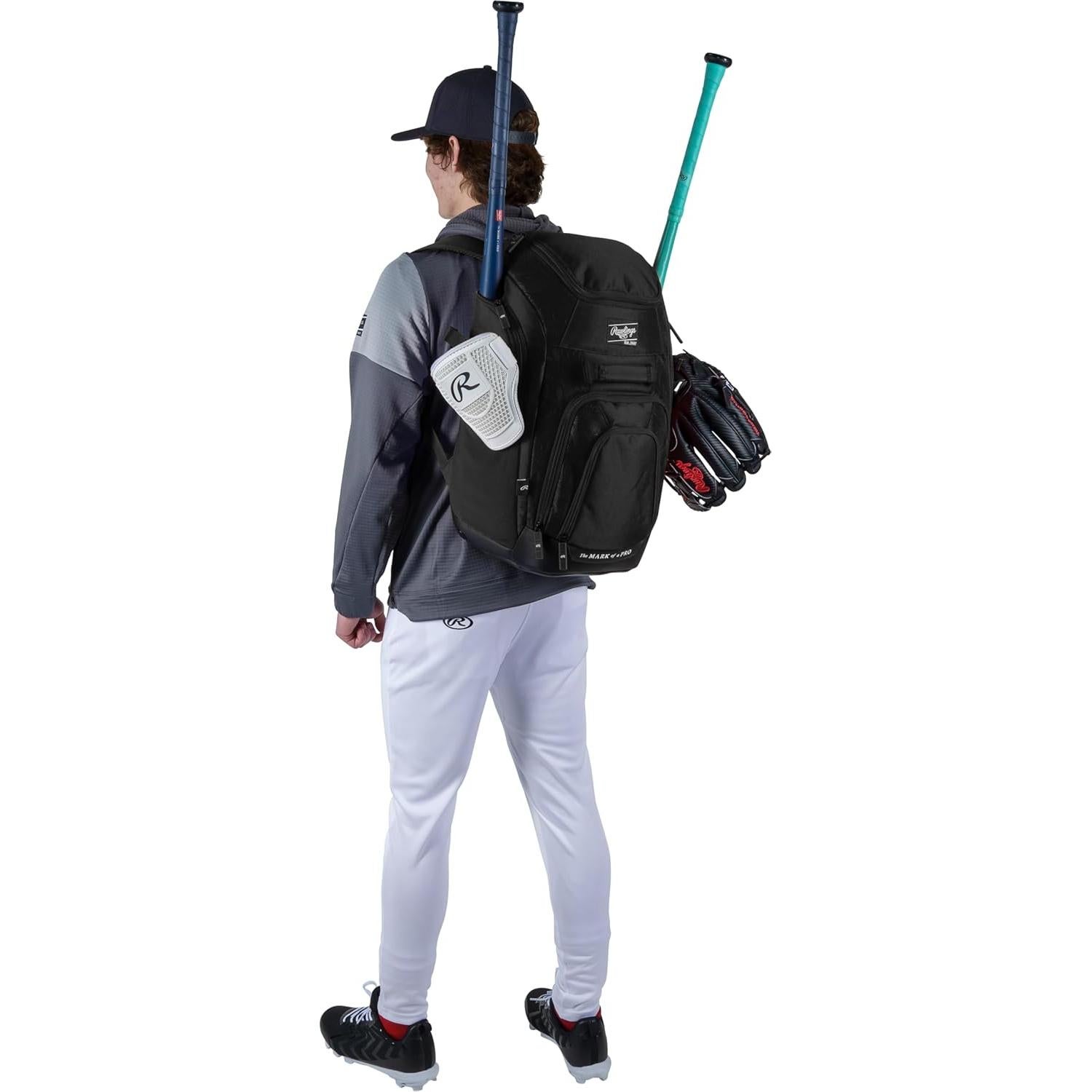 Mochila de Béisbol Rawlings Franchise 2.0 Negra | Rec/Travel