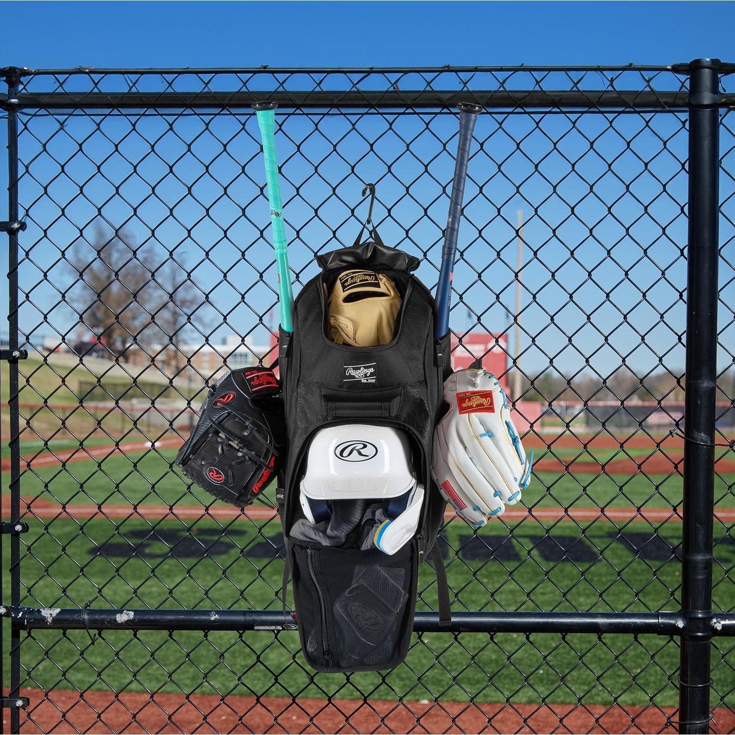 Mochila de Béisbol Rawlings Franchise 2.0 Negra | Rec/Travel