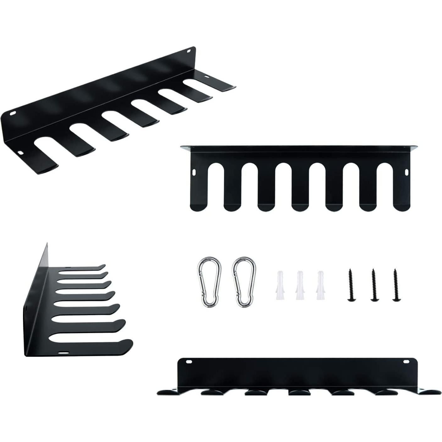 Soporte para Bate de Béisbol Naissian Montado en Pared - Metal Resistente