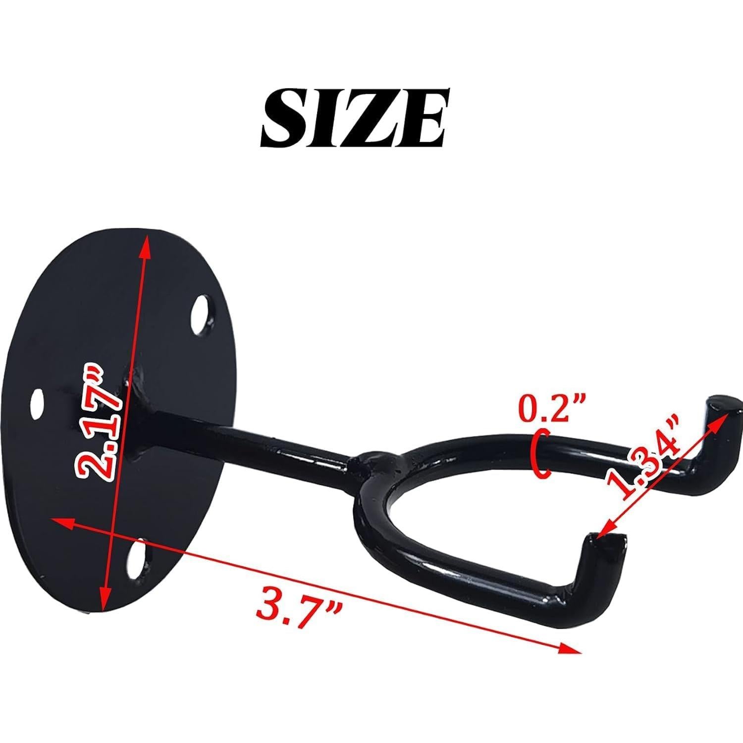 Soportes de Exhibición para Bate ROYHOO - 4 Ganchos Negros