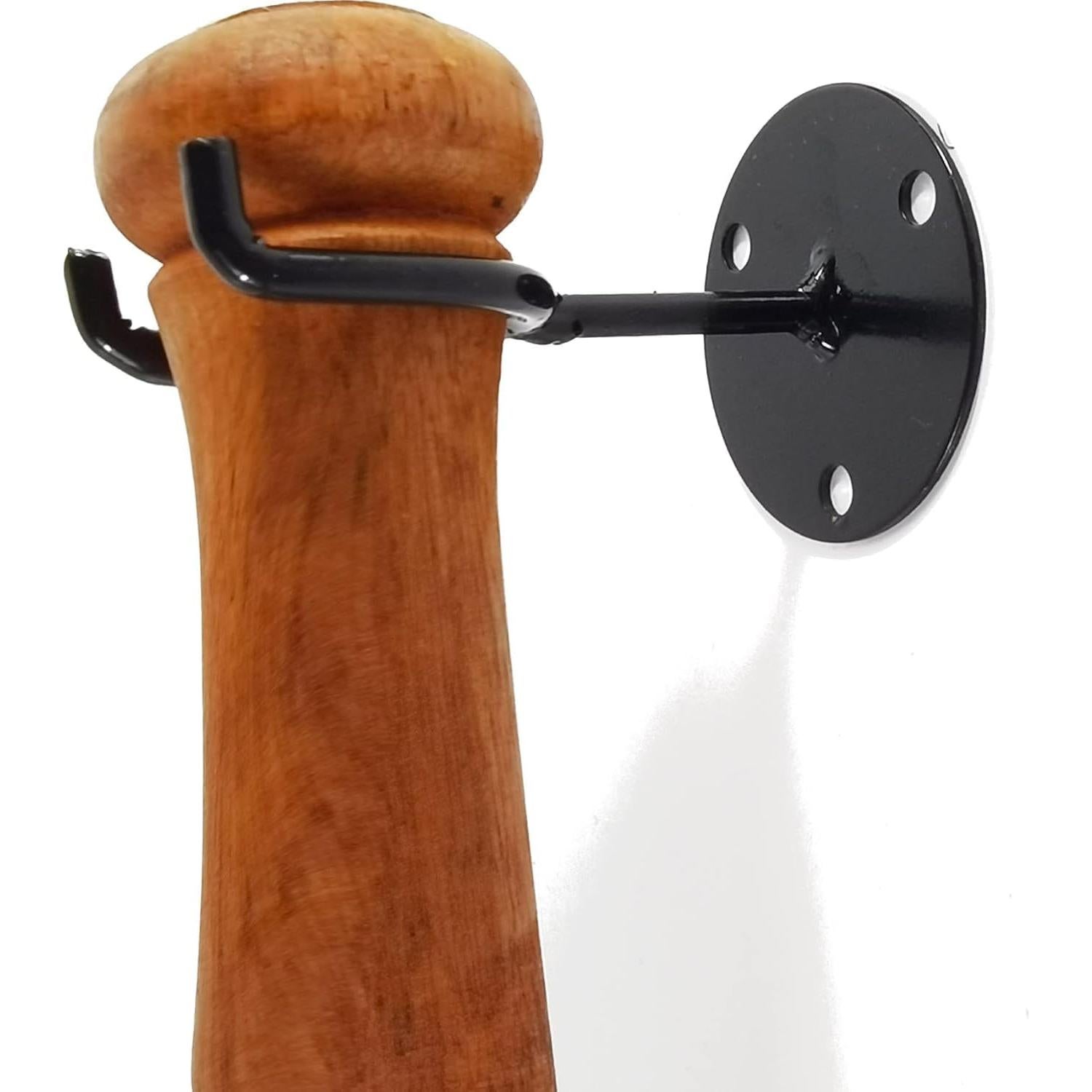 Soportes de Exhibición para Bate ROYHOO - 4 Ganchos Negros