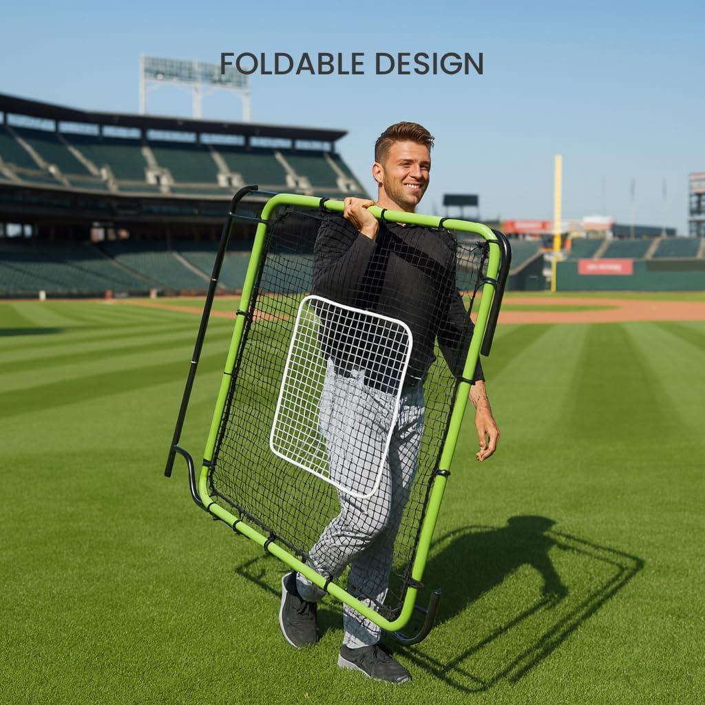 Red de Rebote de Béisbol ZivPlay 1.22x1.37m 3 Ángulos