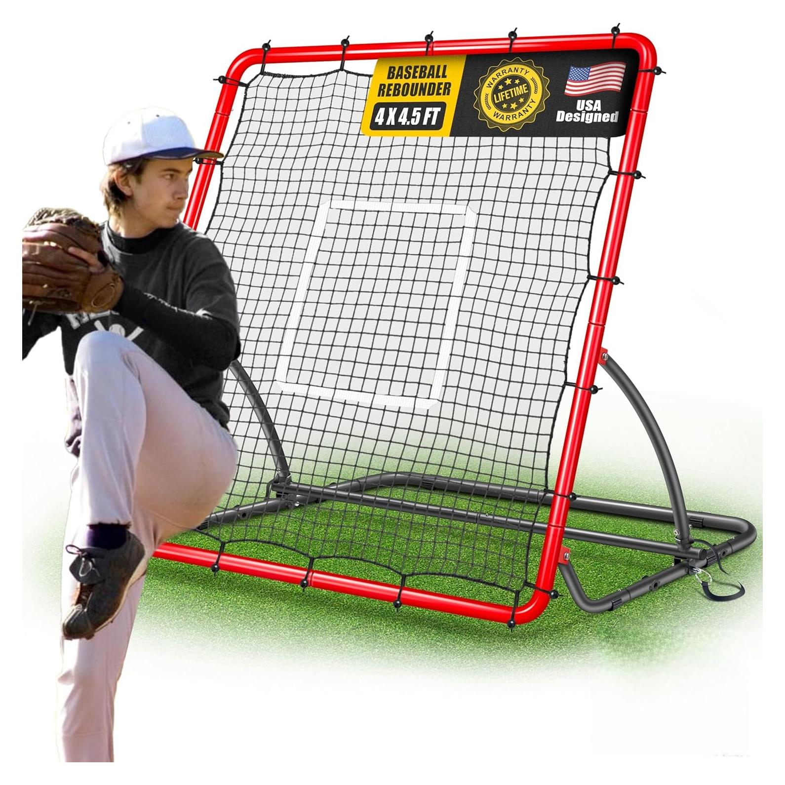 Reductor de Rebote de Béisbol TELURY 1.22x1.37m 3 Ángulos Ajustables