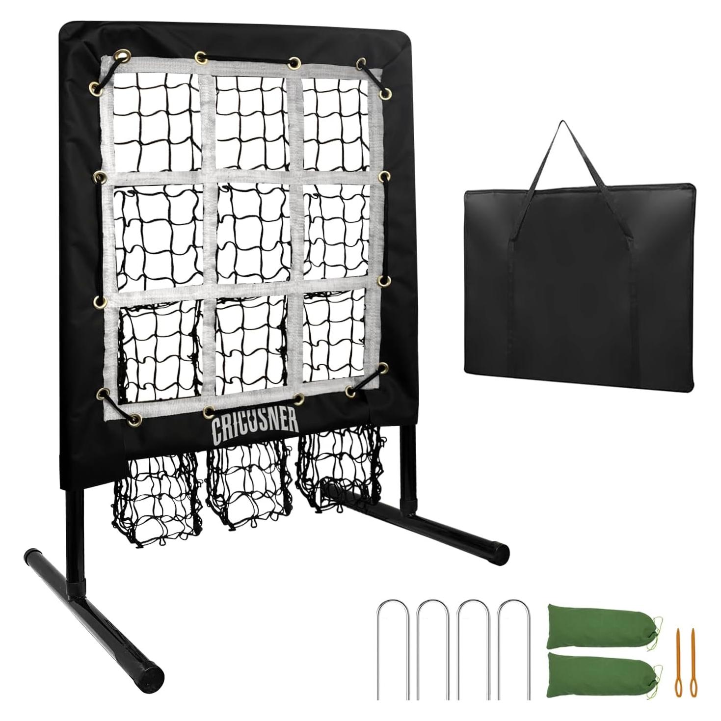 Red de Lanzamiento Cricosner BPN-B9 Ajustable para Béisbol