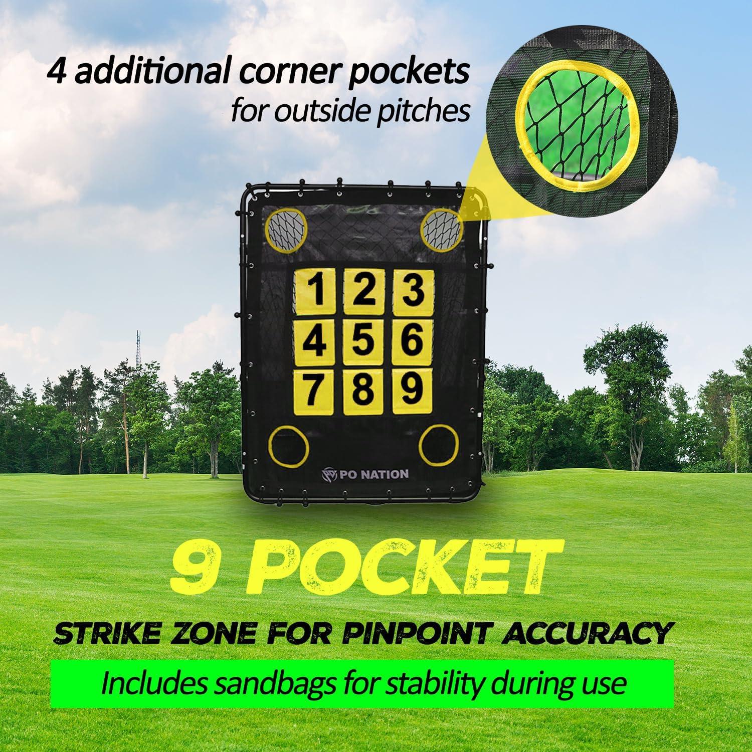 Red de Lanzamiento PO NATION 3.66x1.83m para Entrenamiento