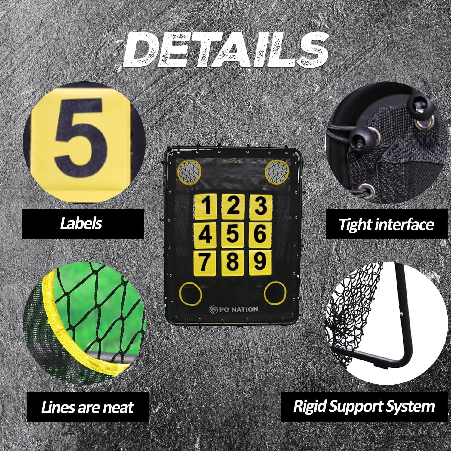 Red de Lanzamiento PO NATION 3.66x1.83m para Entrenamiento