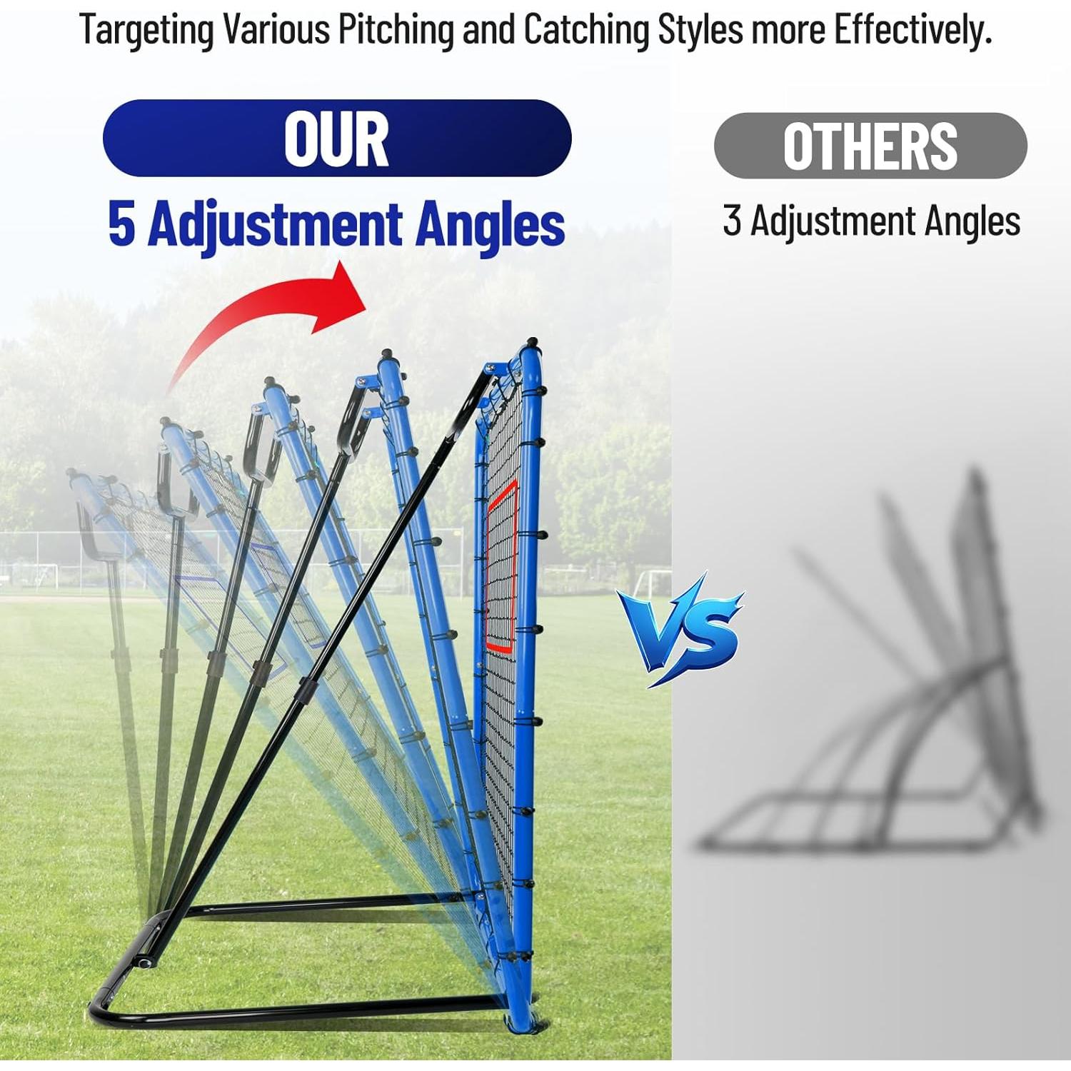 Red de Rebote de Béisbol SPOYNAL 1.22x1.37m Ajustable