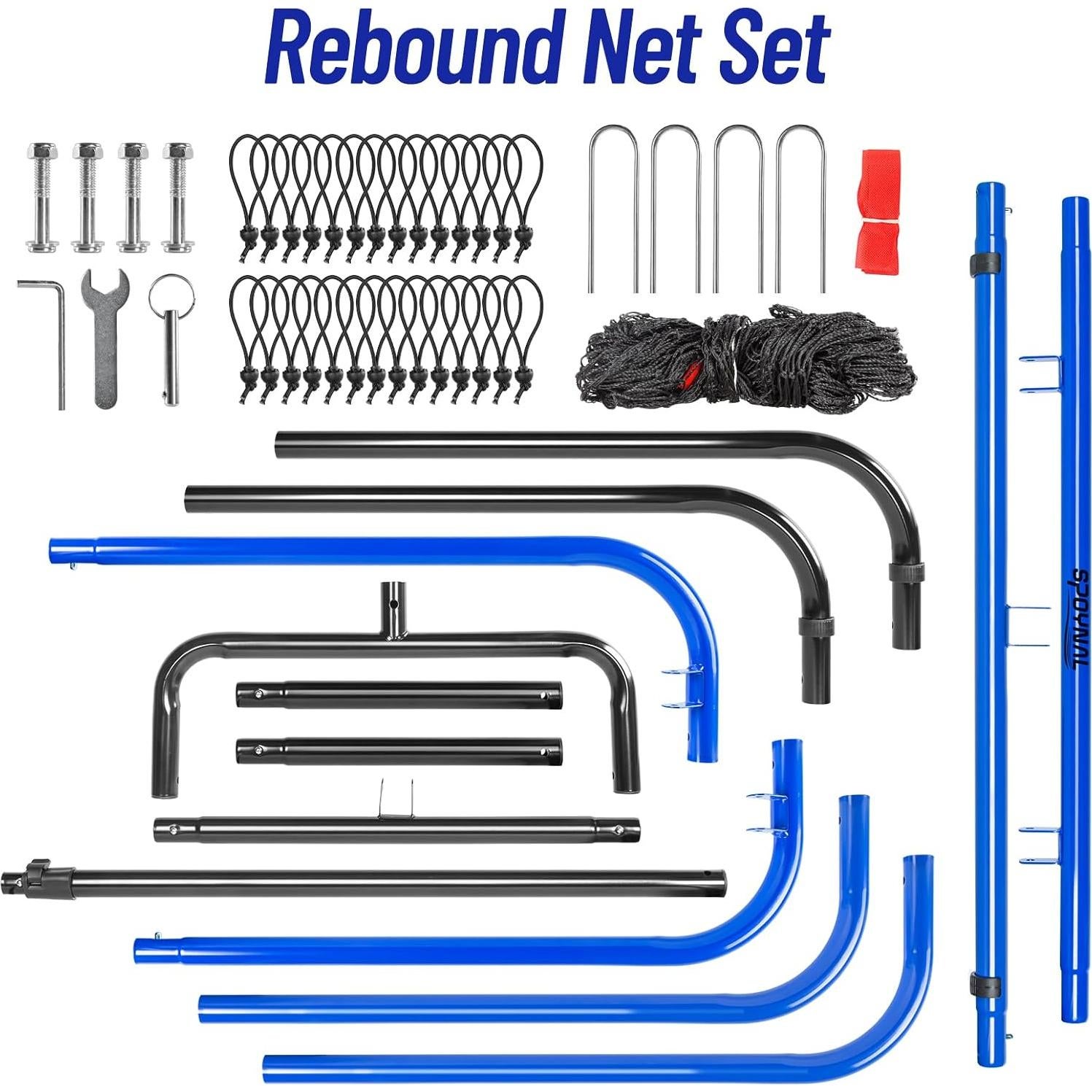 Red de Rebote de Béisbol SPOYNAL 1.22x1.37m Ajustable