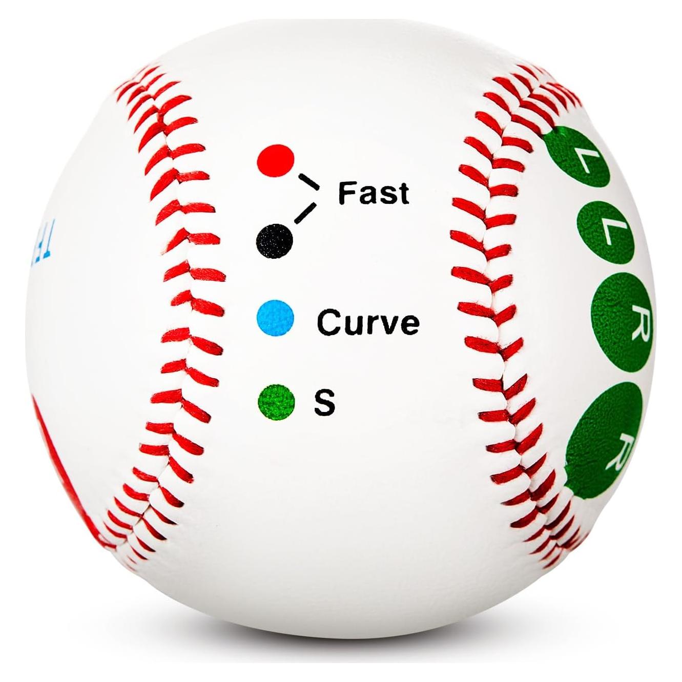 Pelota de béisbol de entrenamiento RoundFunny con marcadores