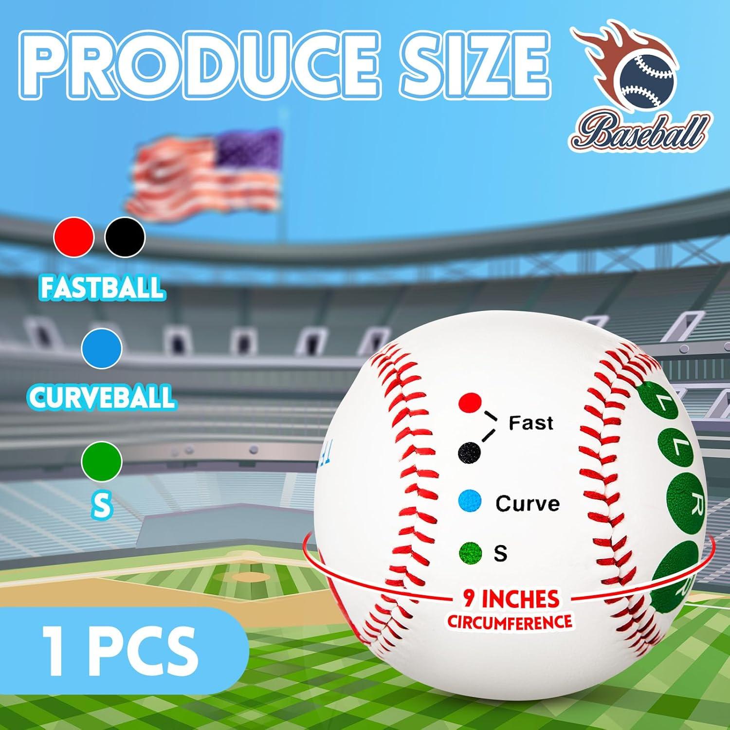Pelota de béisbol de entrenamiento RoundFunny con marcadores