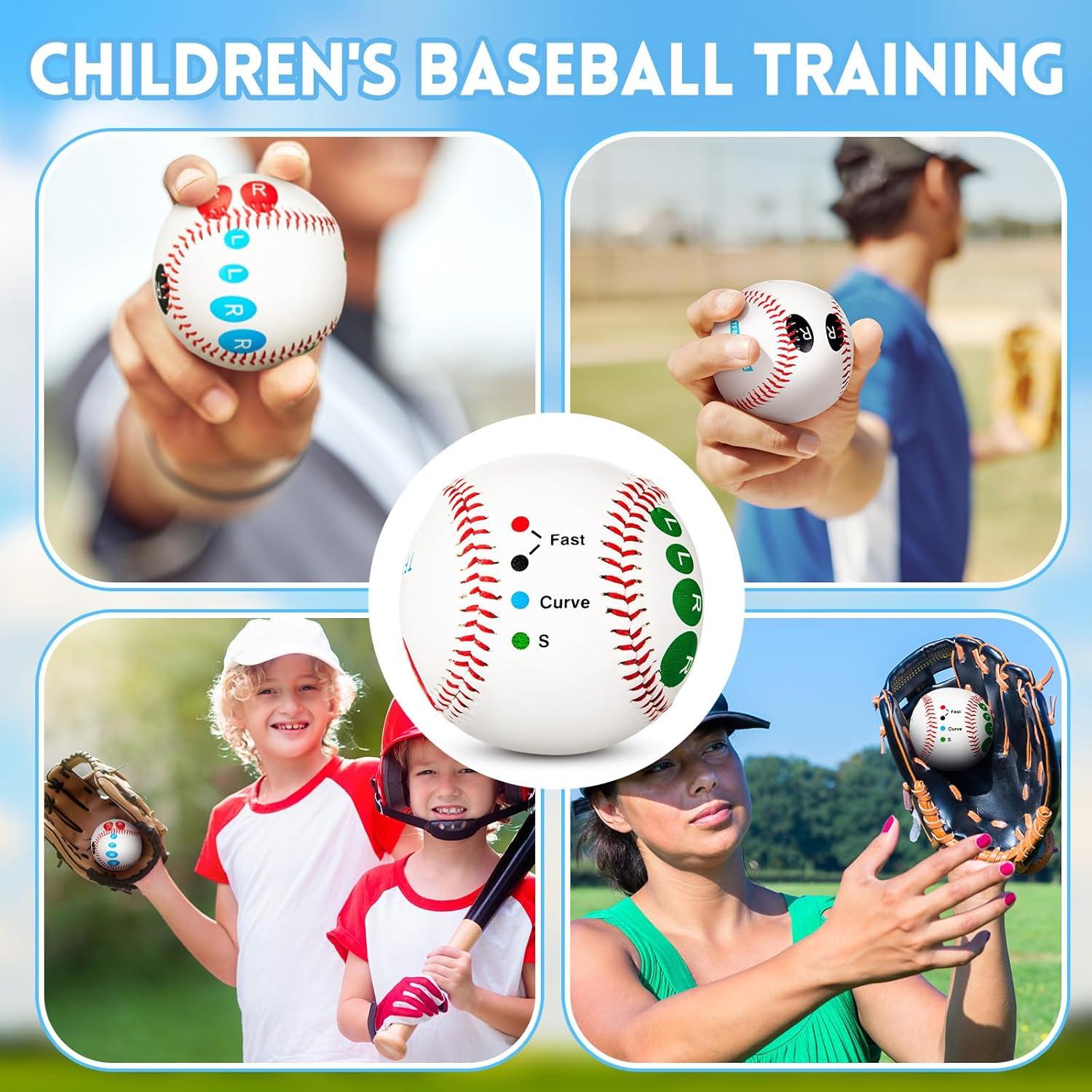 Pelota de béisbol de entrenamiento RoundFunny con marcadores