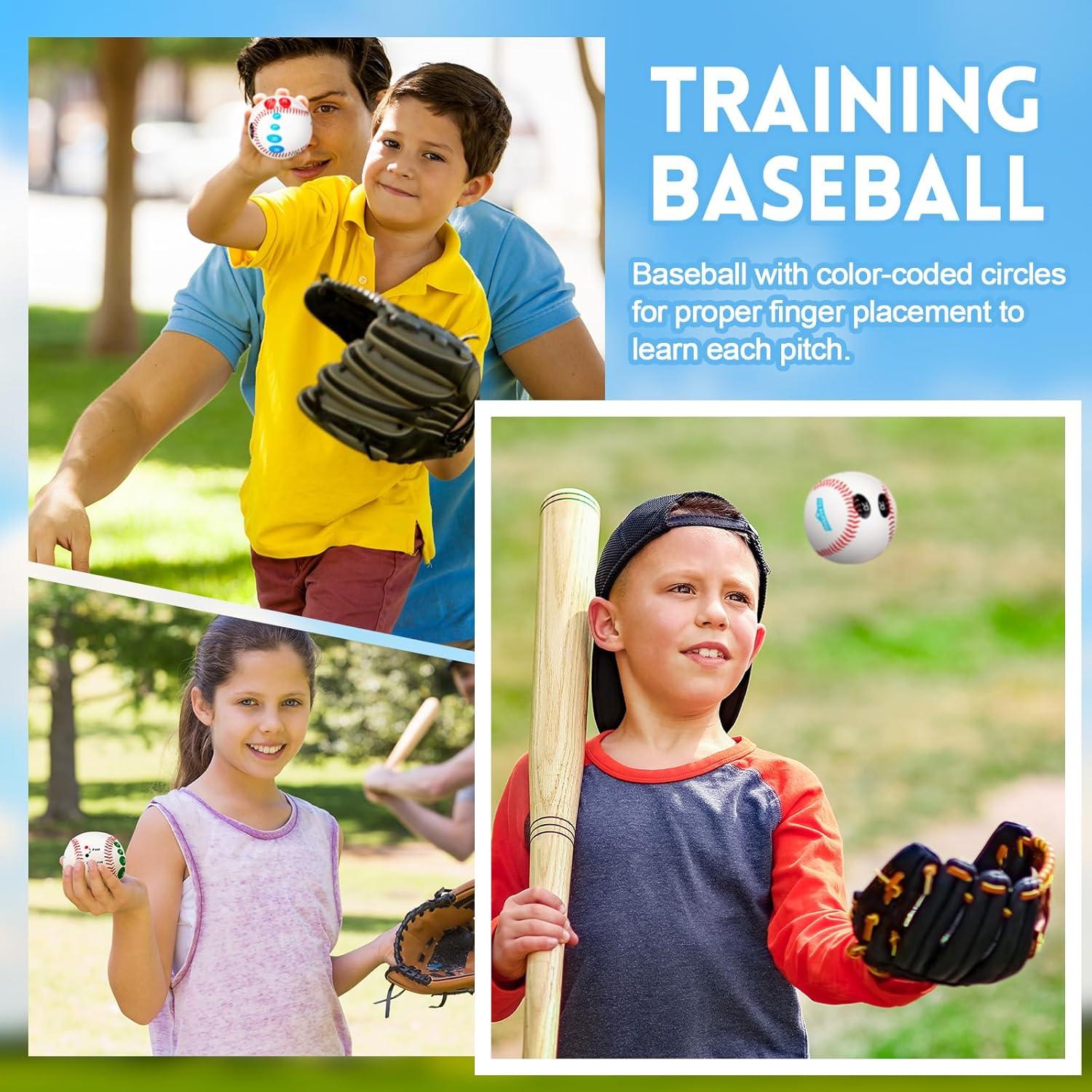 Pelota de béisbol de entrenamiento RoundFunny con marcadores