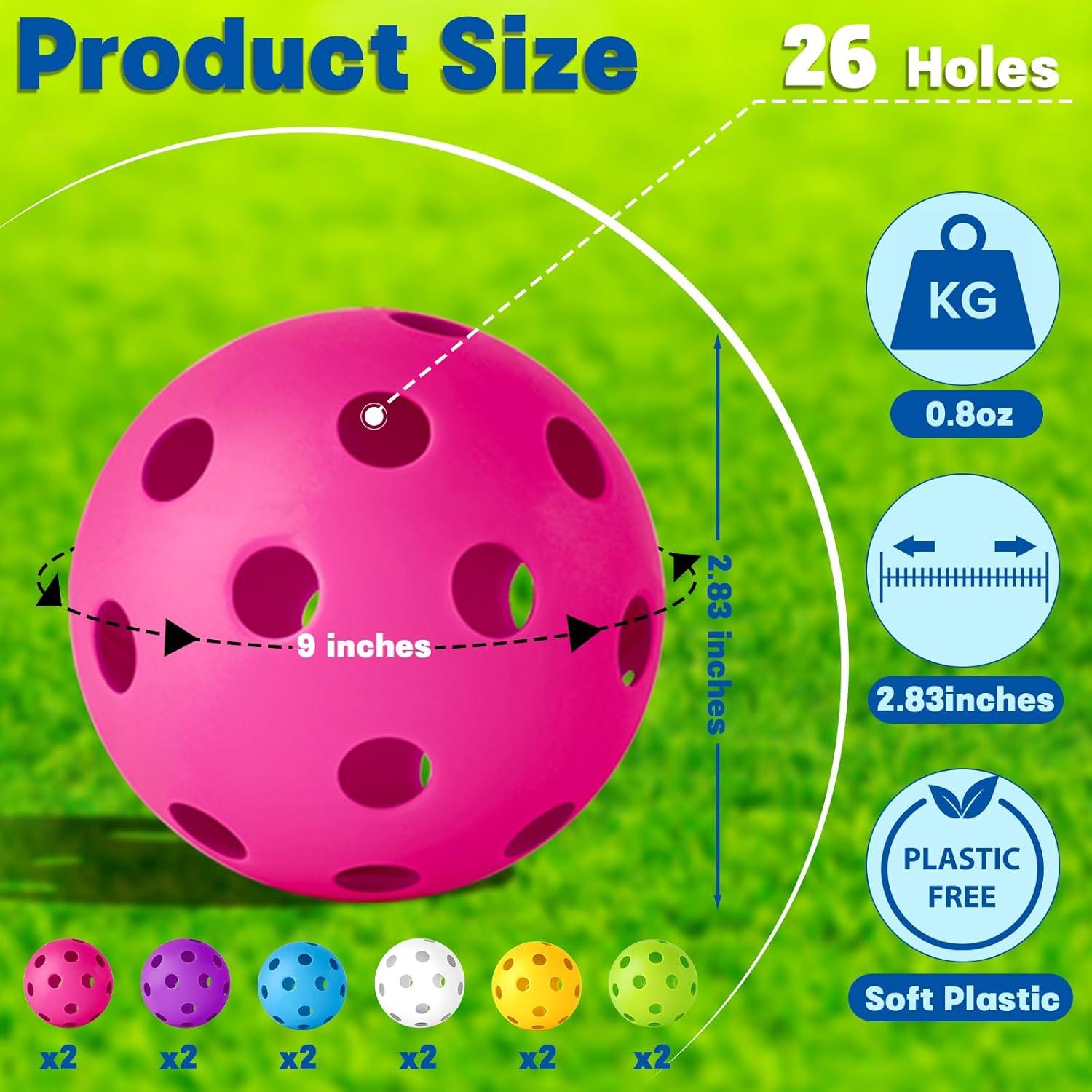 Pelotas de Práctica de Béisbol Coopay - 12 Unidades Plástico