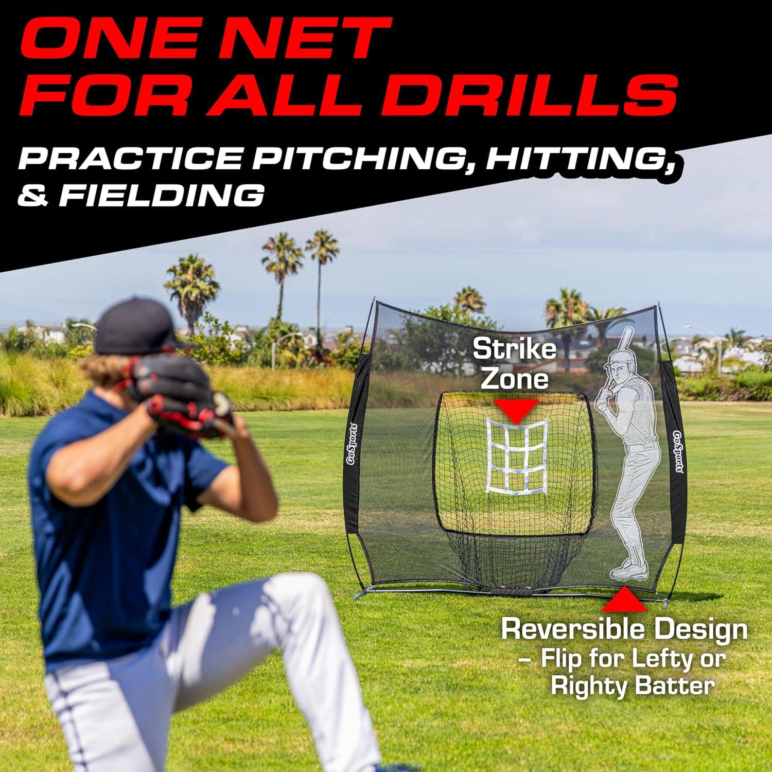 Red Avanzada de Béisbol y Softbol GoSports 2.13 x 2.13 m