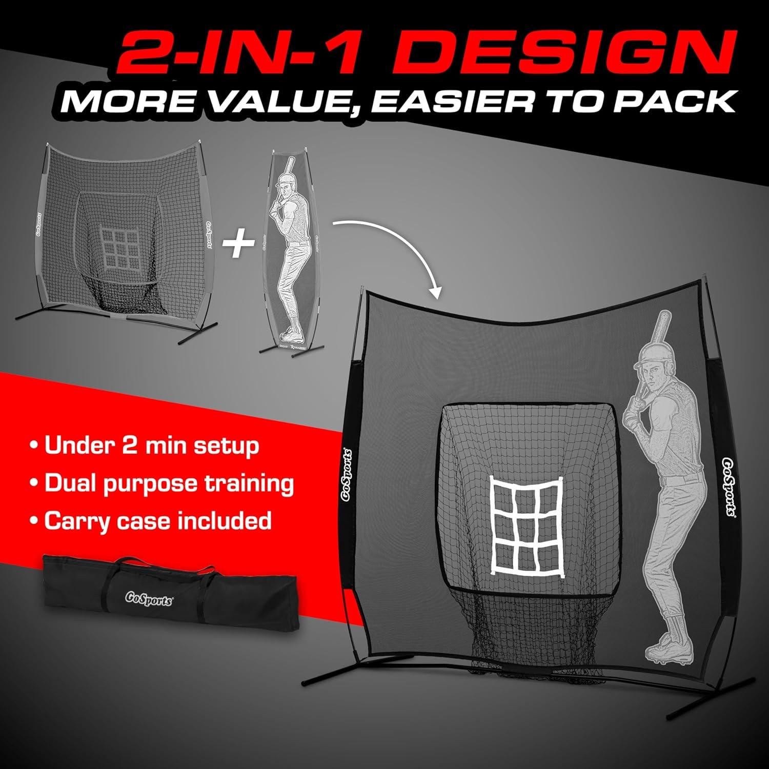 Red Avanzada de Béisbol y Softbol GoSports 2.13 x 2.13 m