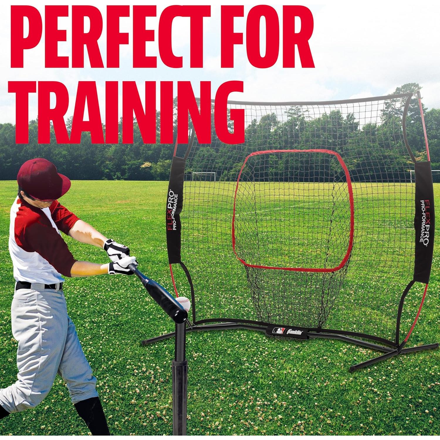 Red de Béisbol Franklin Sports Flexpro 5' x 5' (1.52 m) Portátil